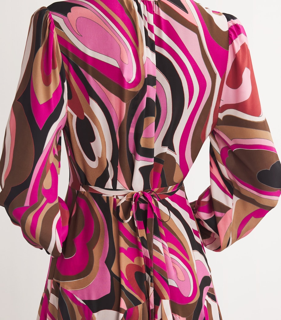 Marigold Midi Dress MARBLE PINK Image 4