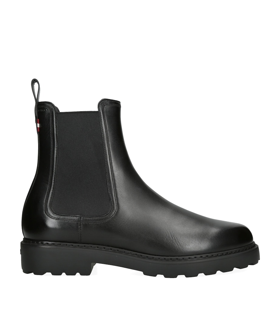 Bally Leather Gevon Chelsea Boots Black Image 1