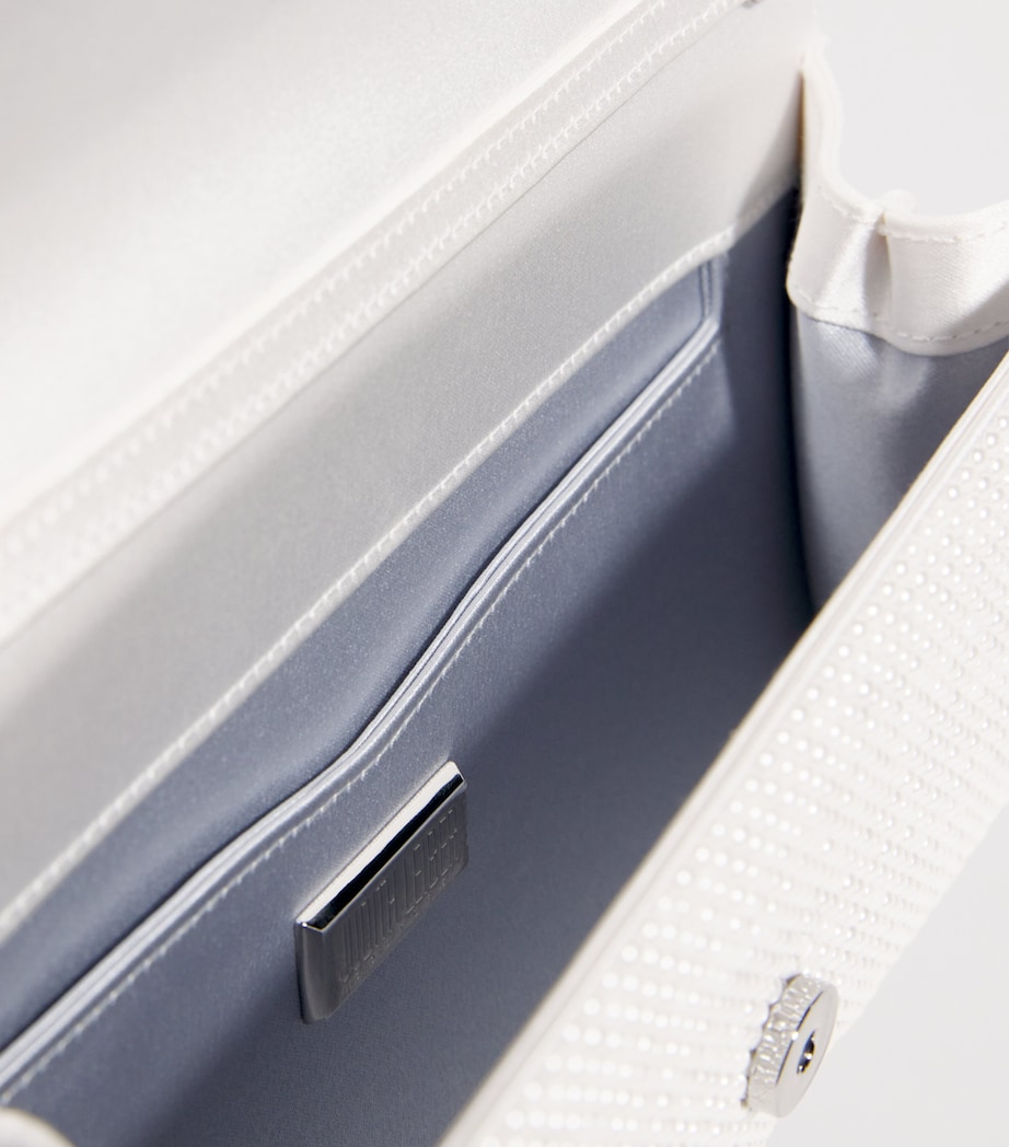 Satin Pearlised Perry Clutch Bag SPEAR Image 4