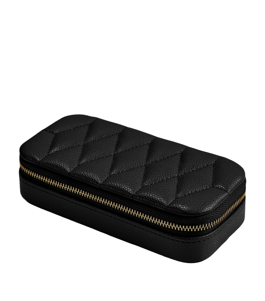 WOLF Extra-Large Lauren Jewellery Box Black Image 7
