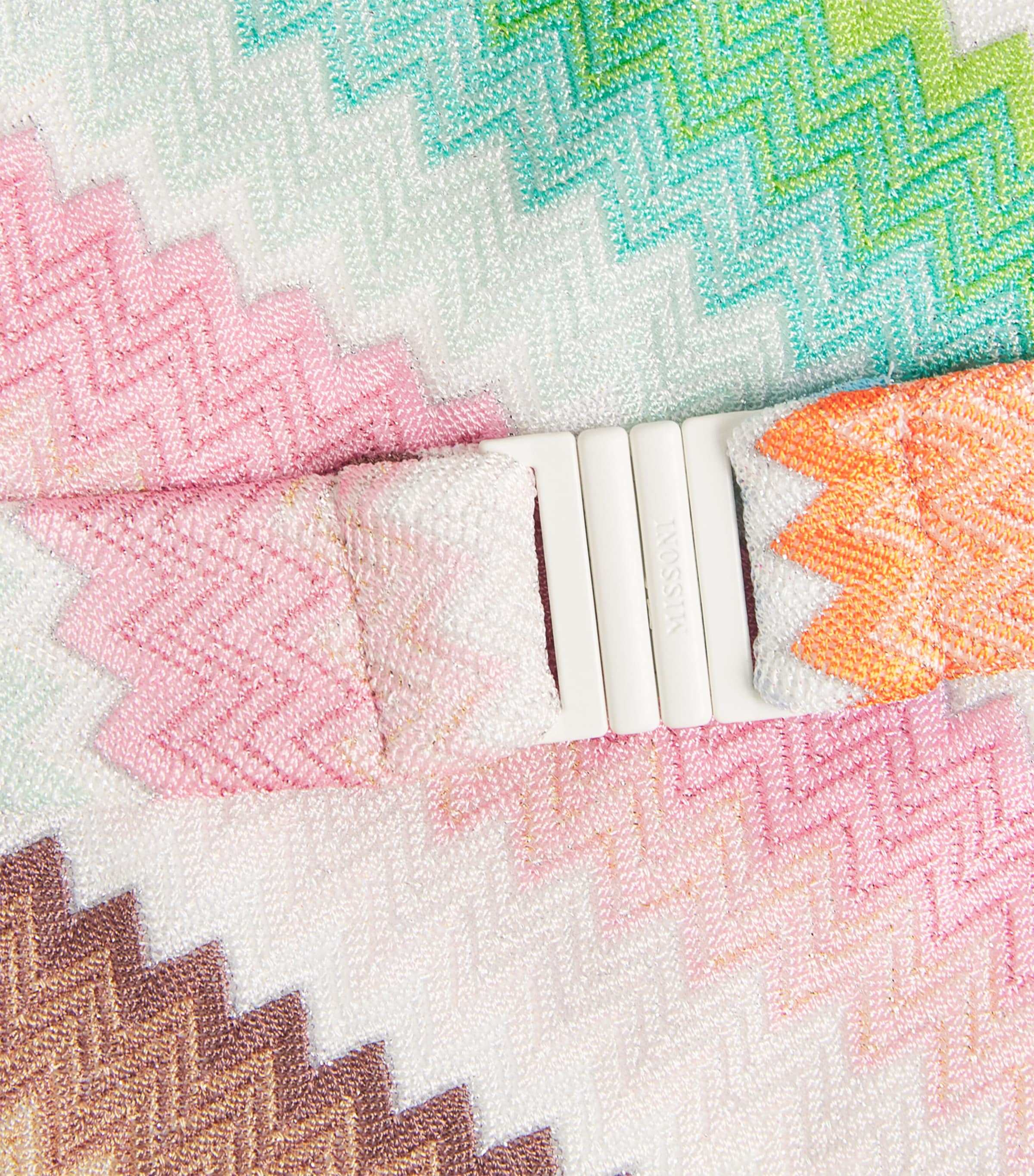 Missoni Womens Metallic Zigzag Bikini Image 4