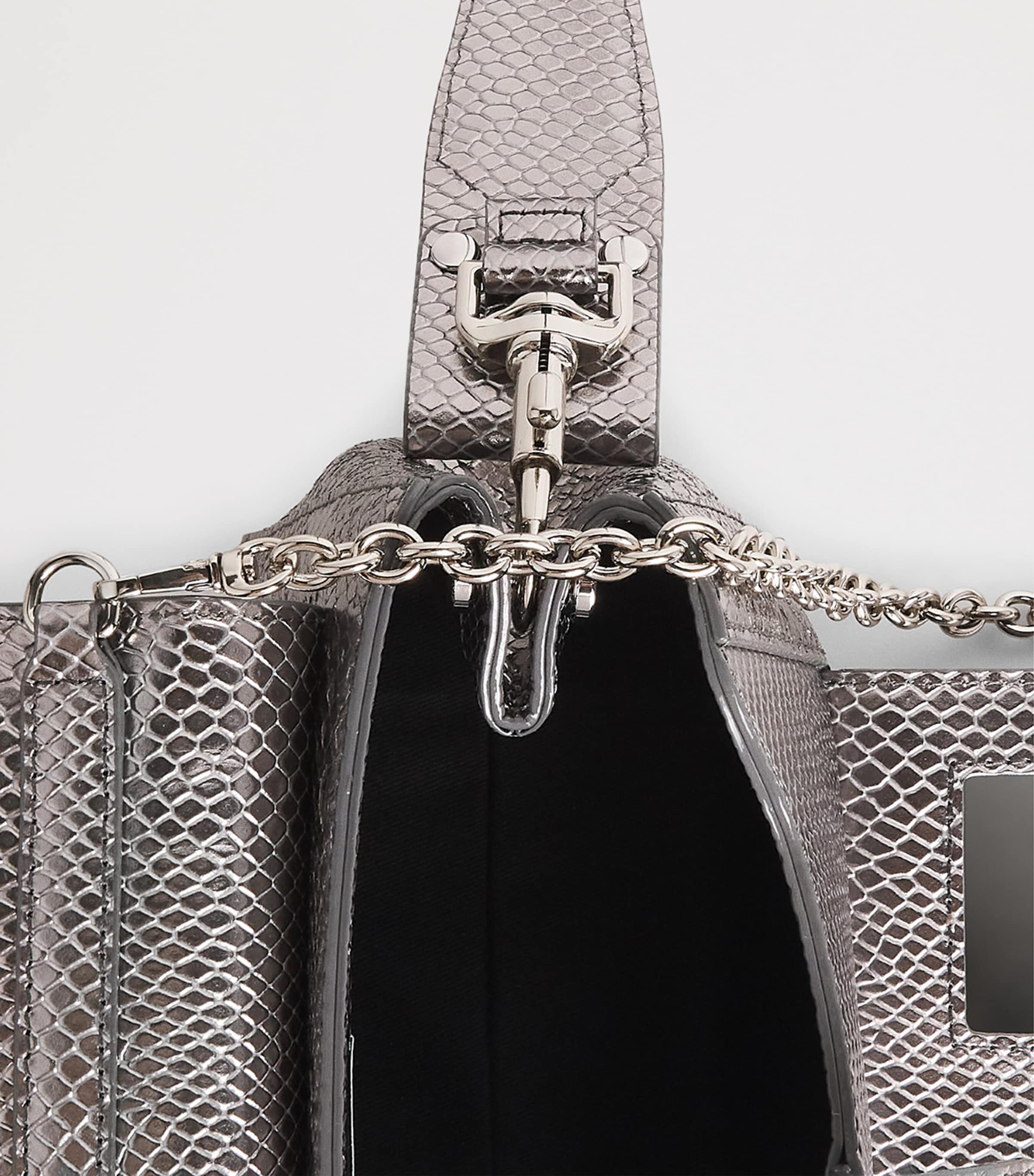 Medium Hazel Top-Handle Bag IRON Image 6