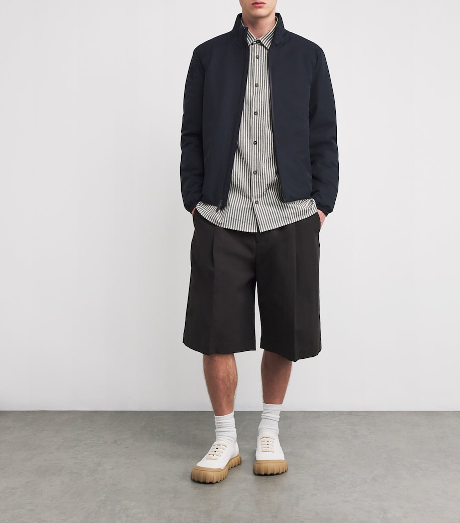 Down Waterproof Sailing Bomber Jacket 3989-MELTON BLUE Image 2