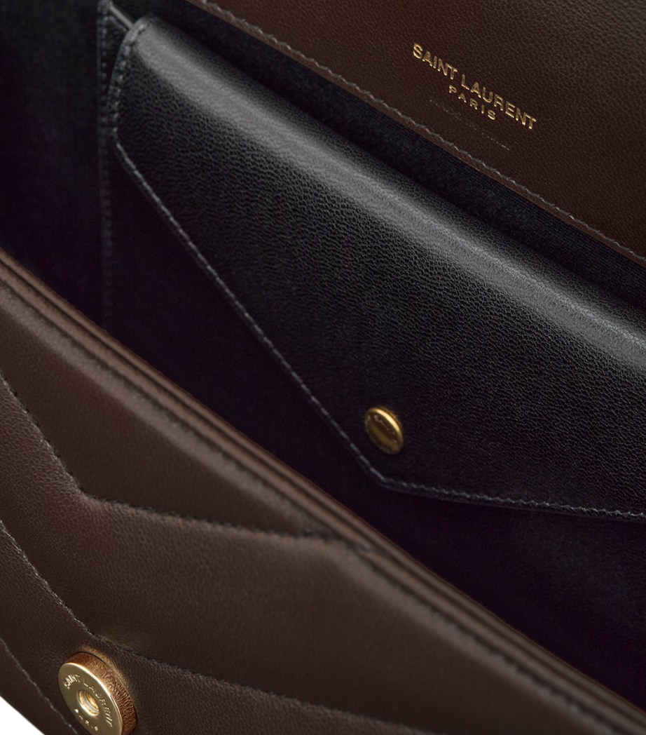 Saint Laurent Small Leather Loulou Shoulder Bag Image 8