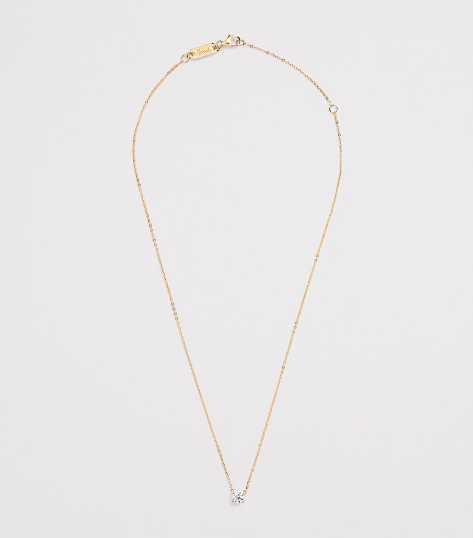 Yellow Gold and Diamond Pendant Necklace (0.50ct) YELLOW GOLD Image 3