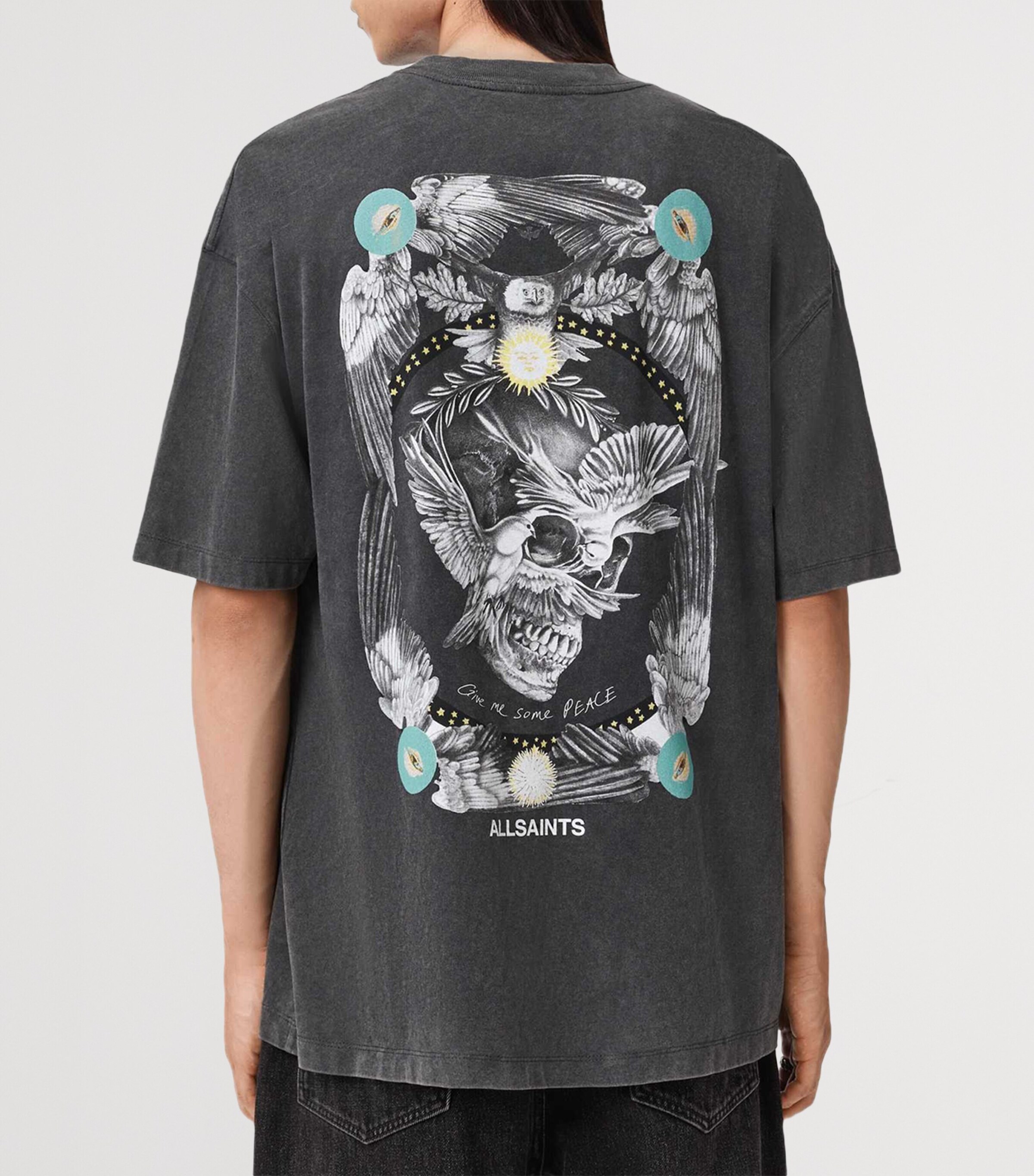 Organic Cotton Mysteries T-Shirt WASHED BLACK Image 6