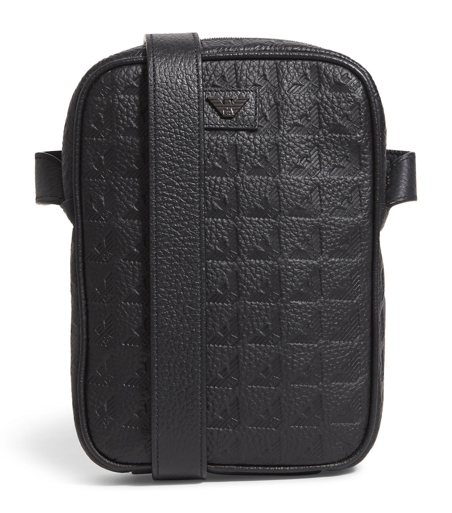 Leather Eagle Embossing Tech Cross-Body Bag UC001 Image 1
