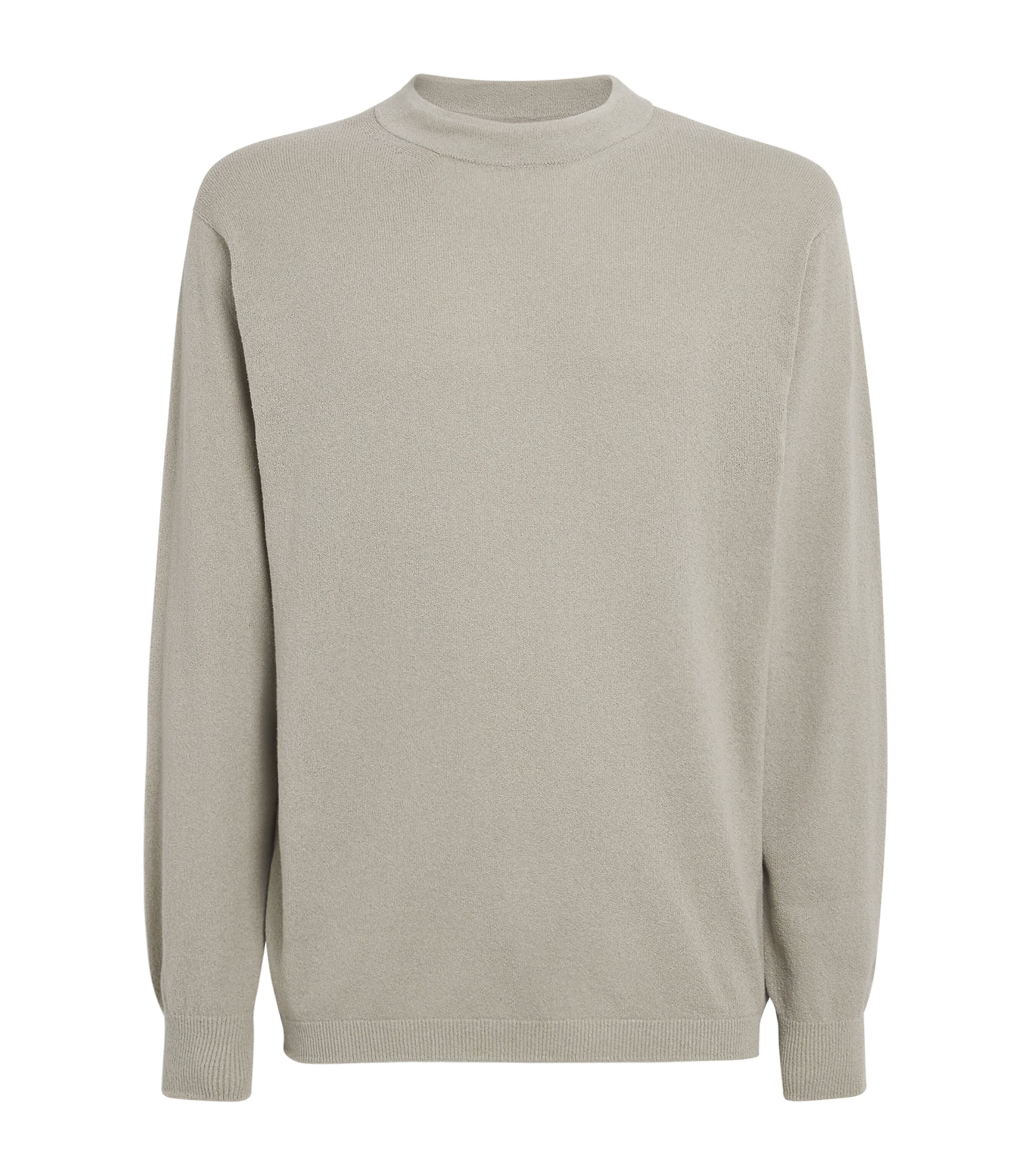 IM MEN Mens Comfort Knit Sweater Gray Image 1