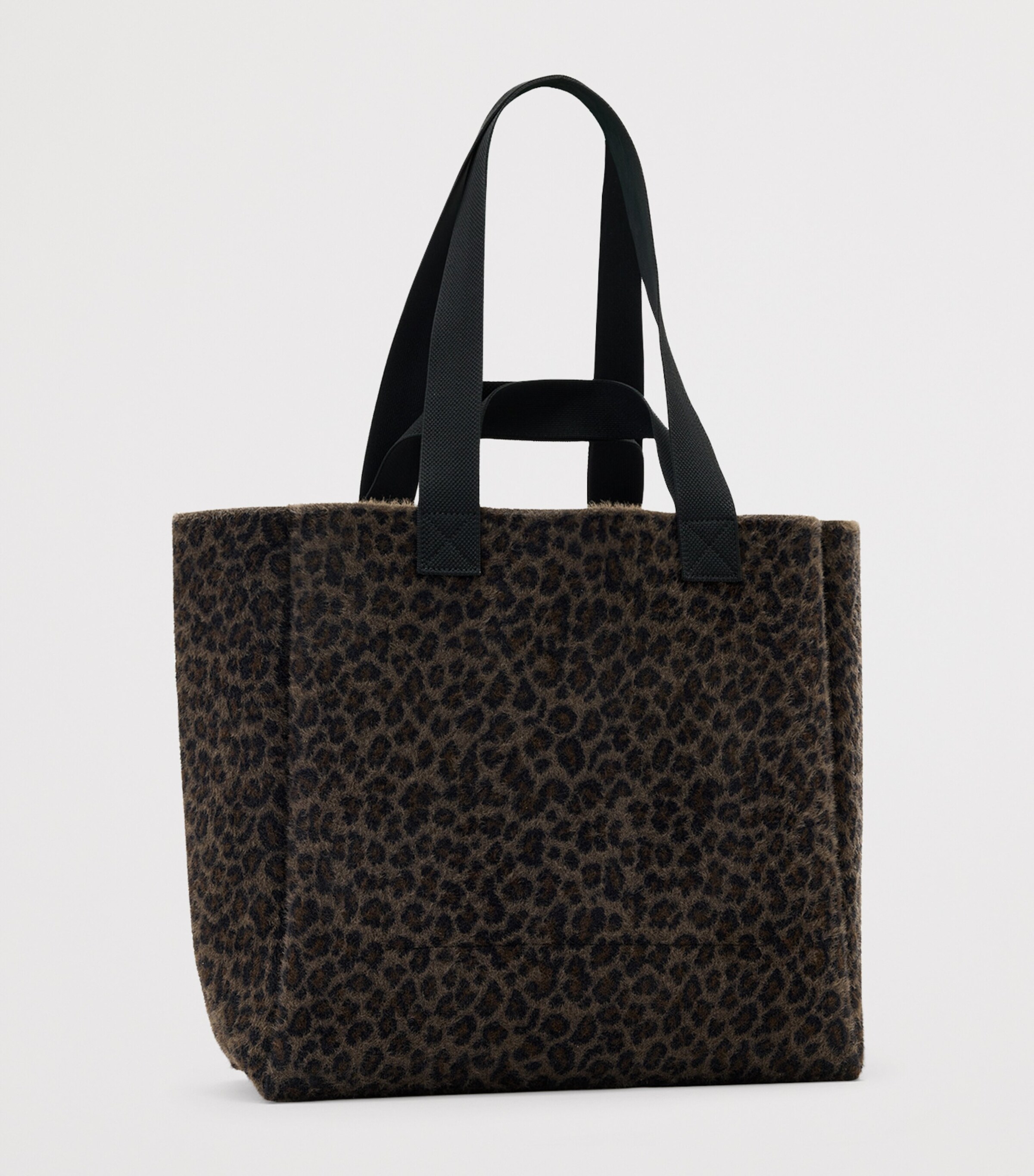 AllSaints Leopard Izzy Tote Bag Leopard Brown Image 4