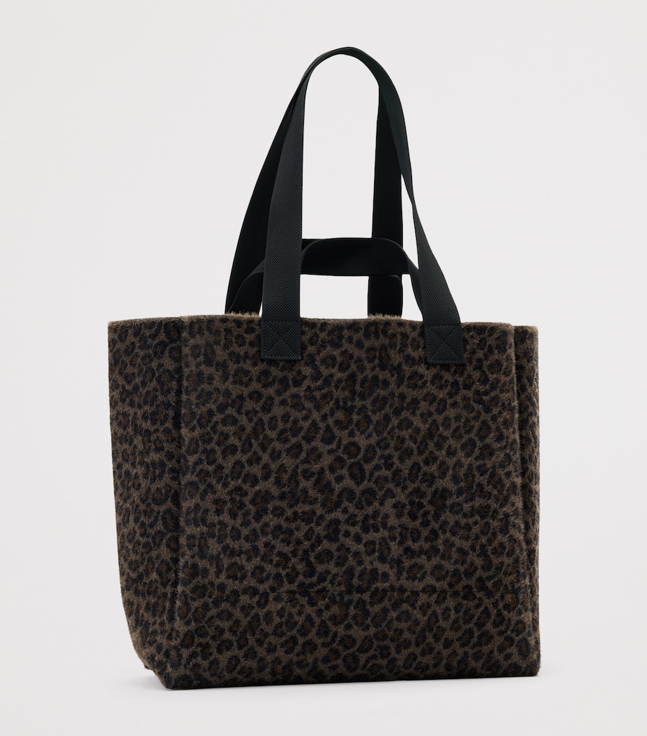 Leopard Izzy Tote Bag LEOPARD BROWN Image 4