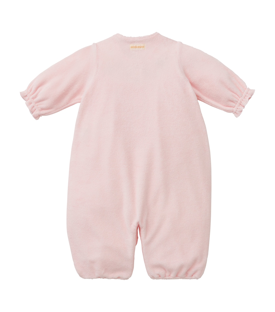 Miki House Cotton-Blend Playsuit (0-3 Months) Image 5