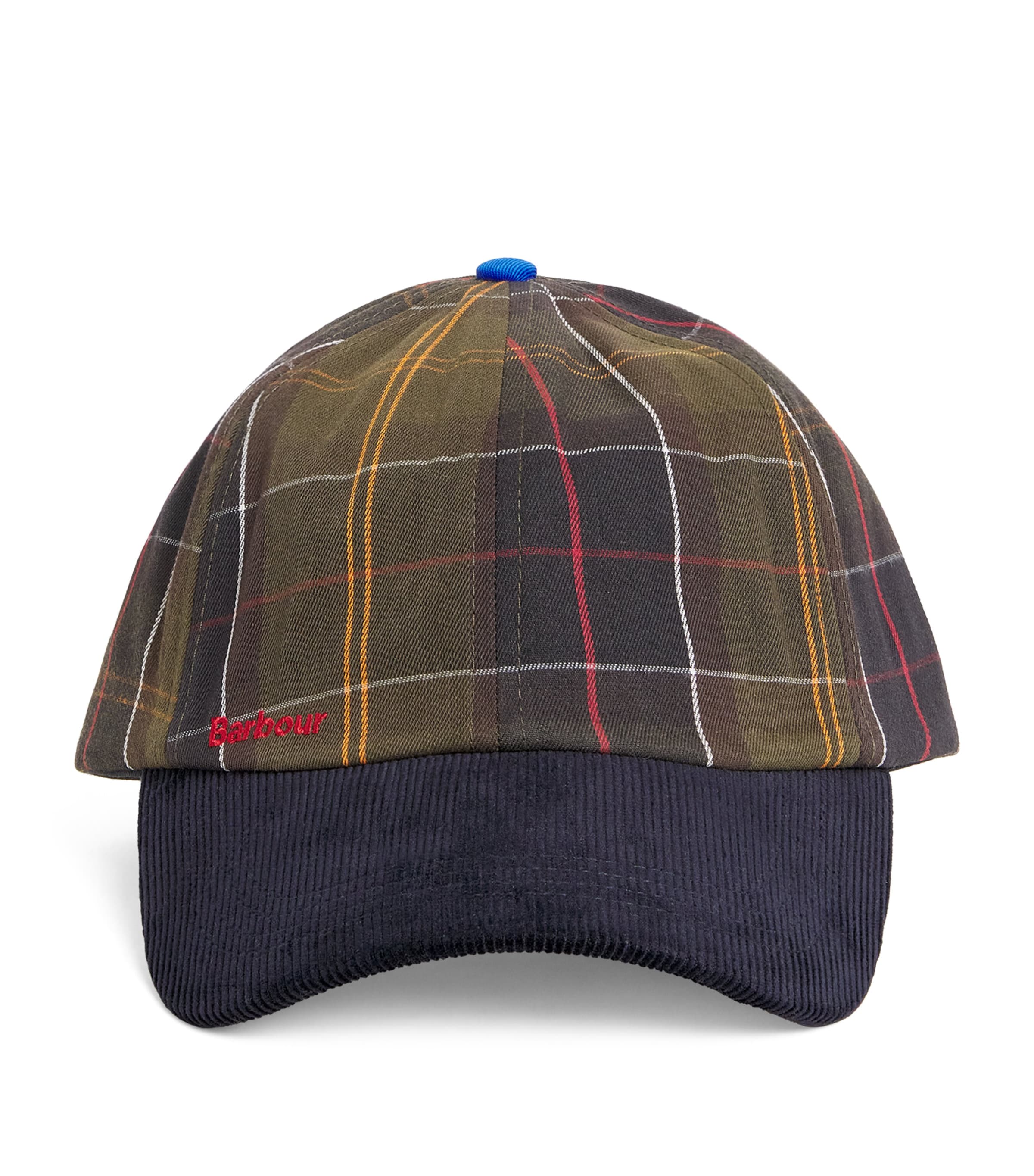 Barbour X Paul Smith Tartan Sports Cap In Green
