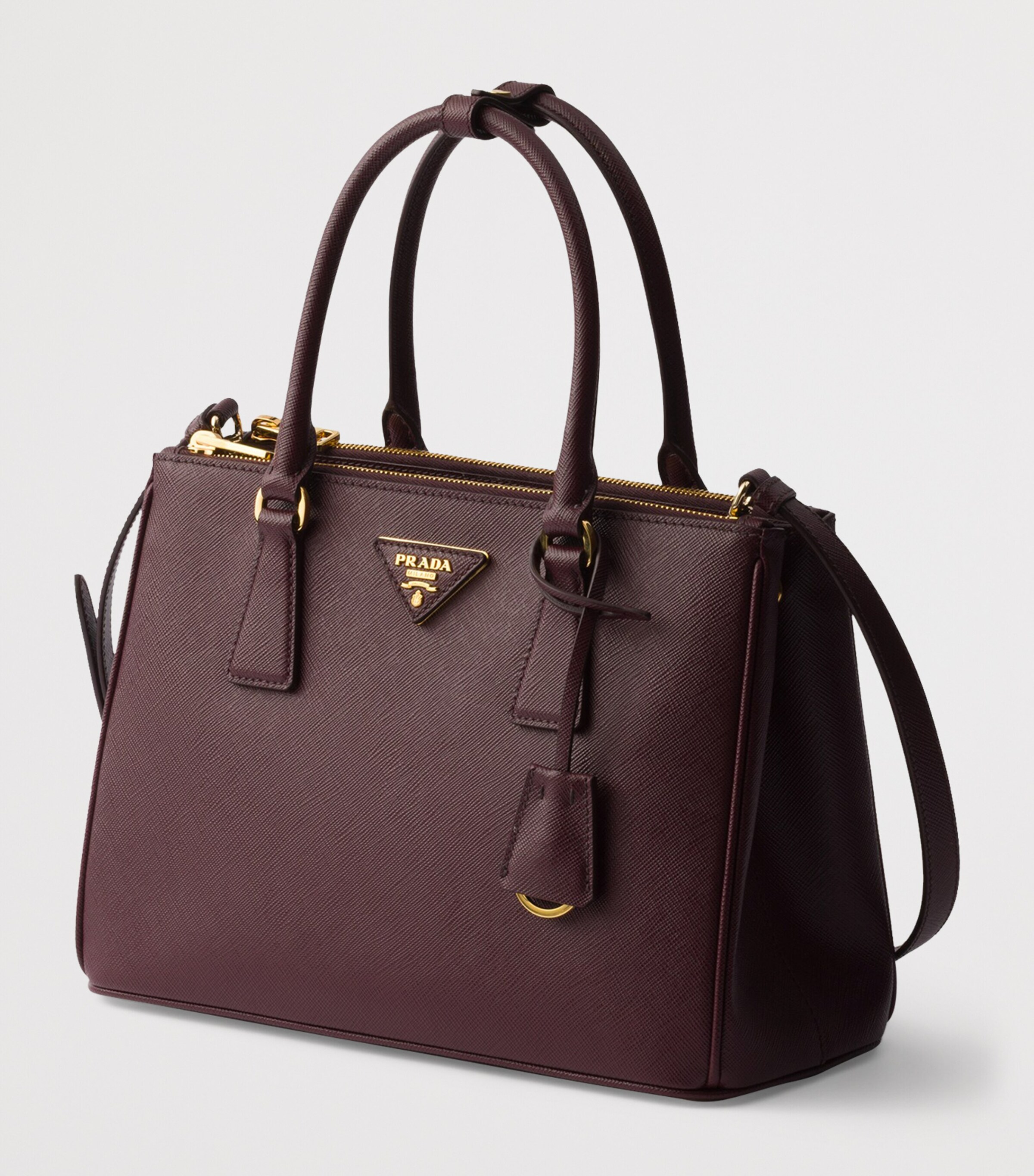 Prada Saffiano Leather Galleria Top-Handle Bag Image 3
