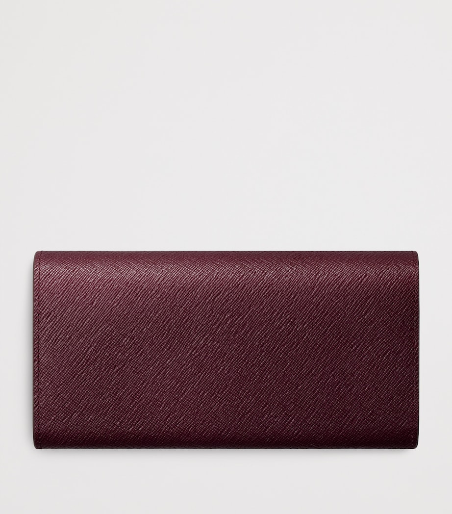 Leather C de Cartier International Wallet GRAPE Image 4