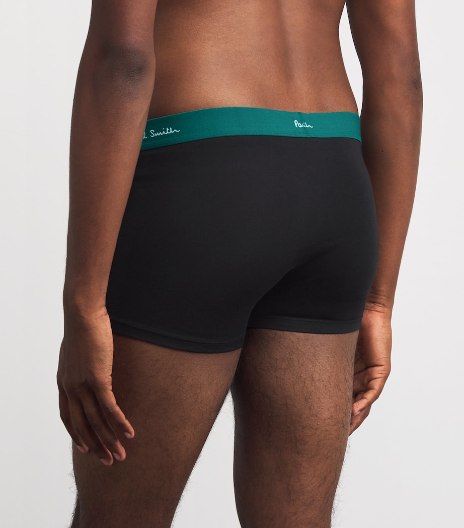 Organic Cotton Boxer Briefs (Pack of 3) BLACK Image 3