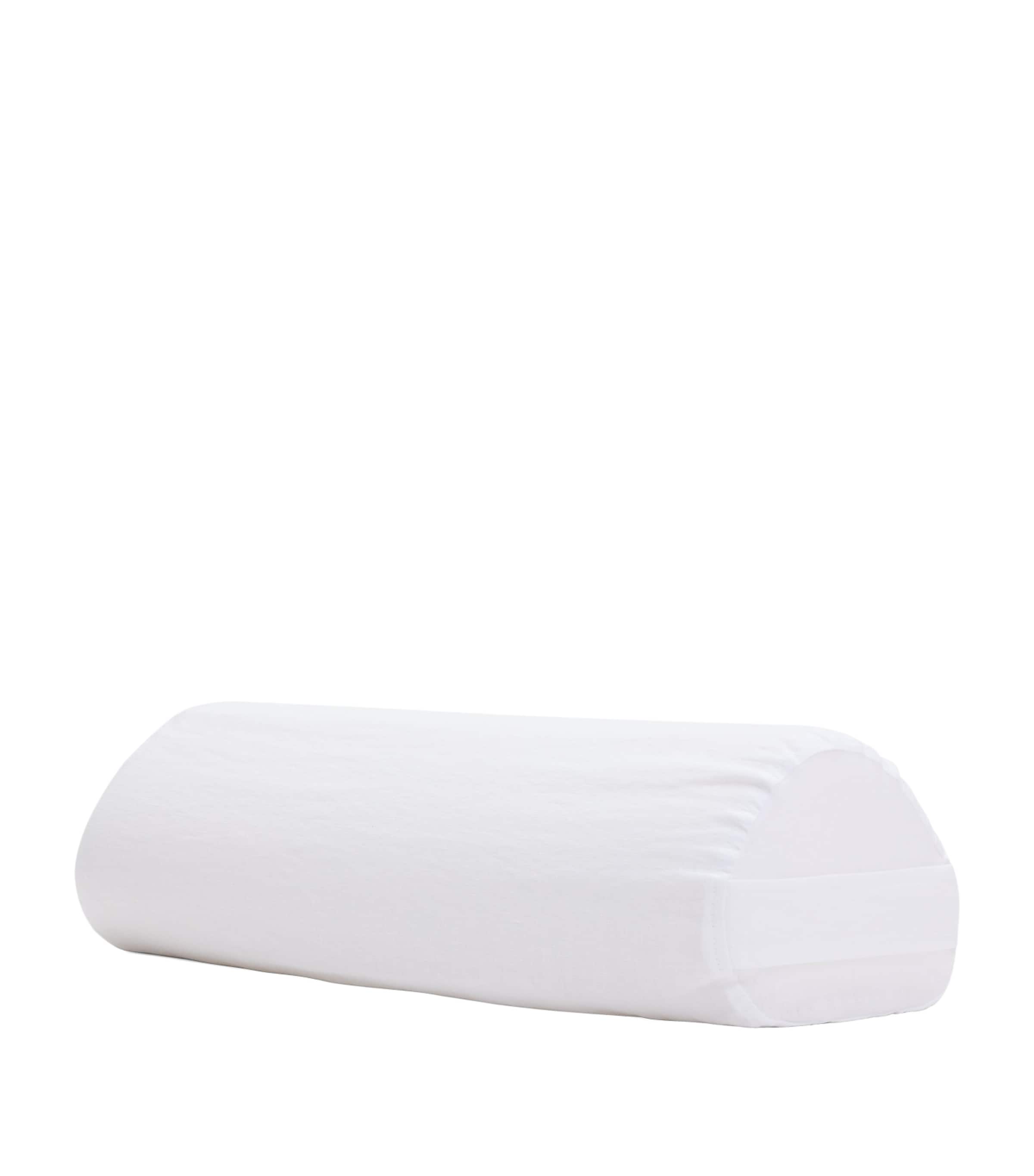 HYOUMANKIND Boost Pillow with Linen Pillowcase (20cm x 47cm) White Image 1