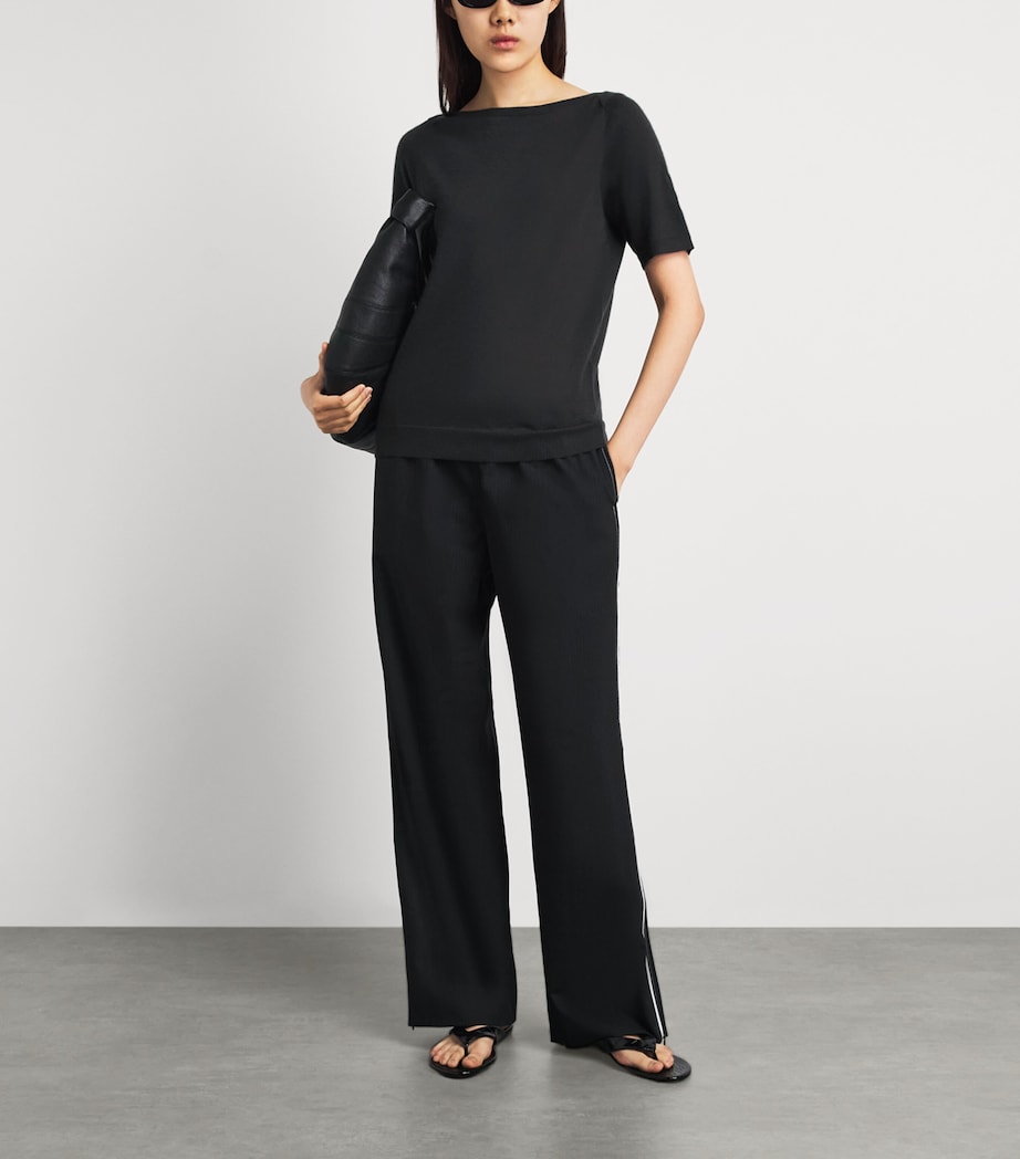Herskind Womens Cashmere Emanuelle T-Shirt Iron Image 2