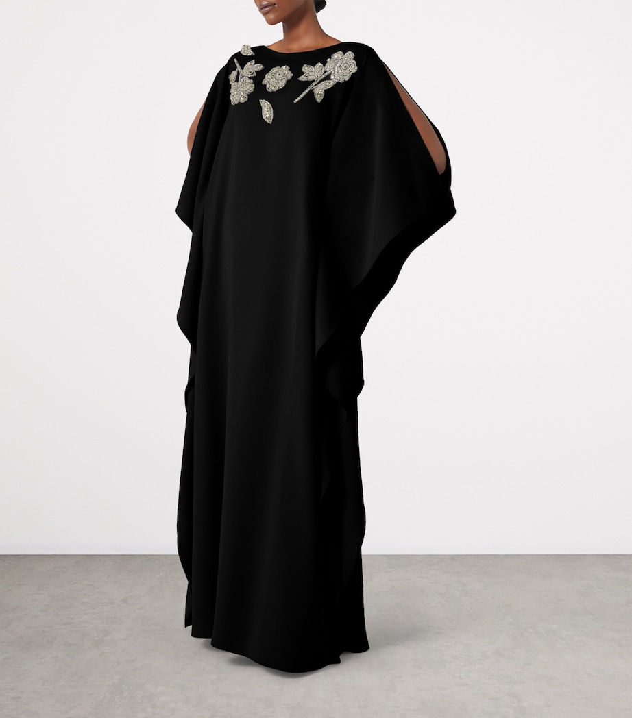 Embellished Kaftan Gown BLACK Image 3