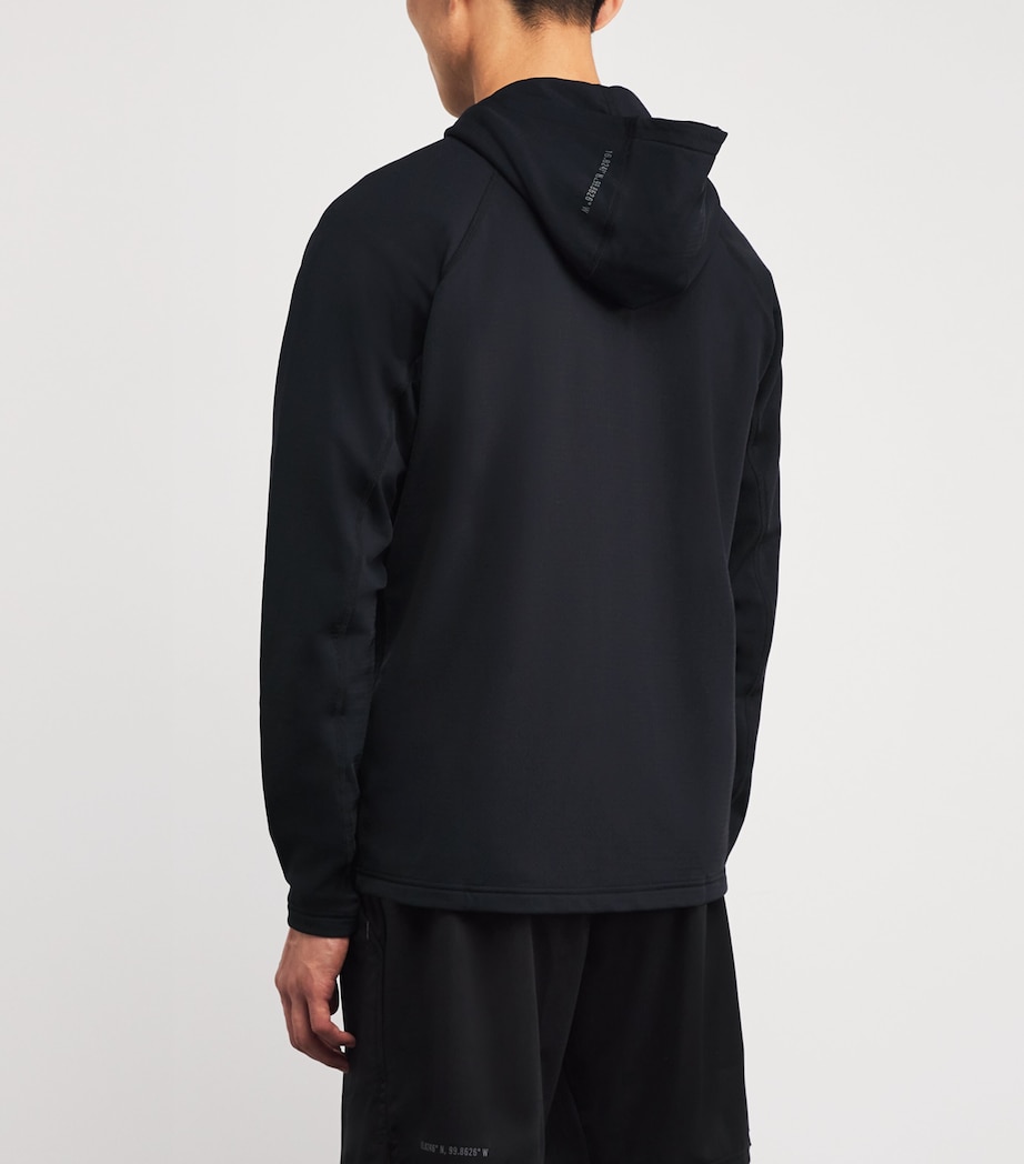 Two-Way Stretch Training Hoodie BLACK Image 4