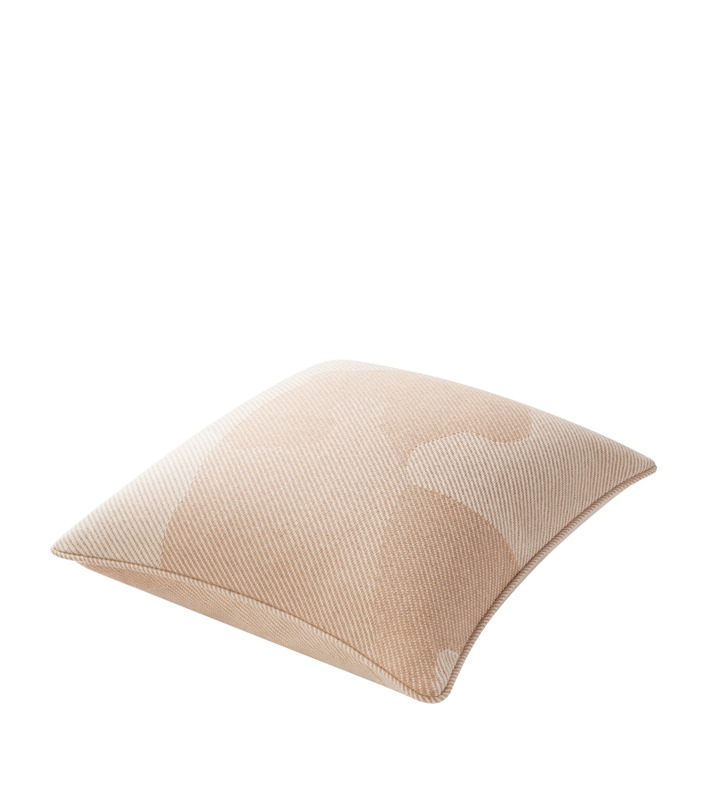 Cartier Wool-Cashmere Panthère de Cartier Cushion (50cm x 50cm) Beige Image 4