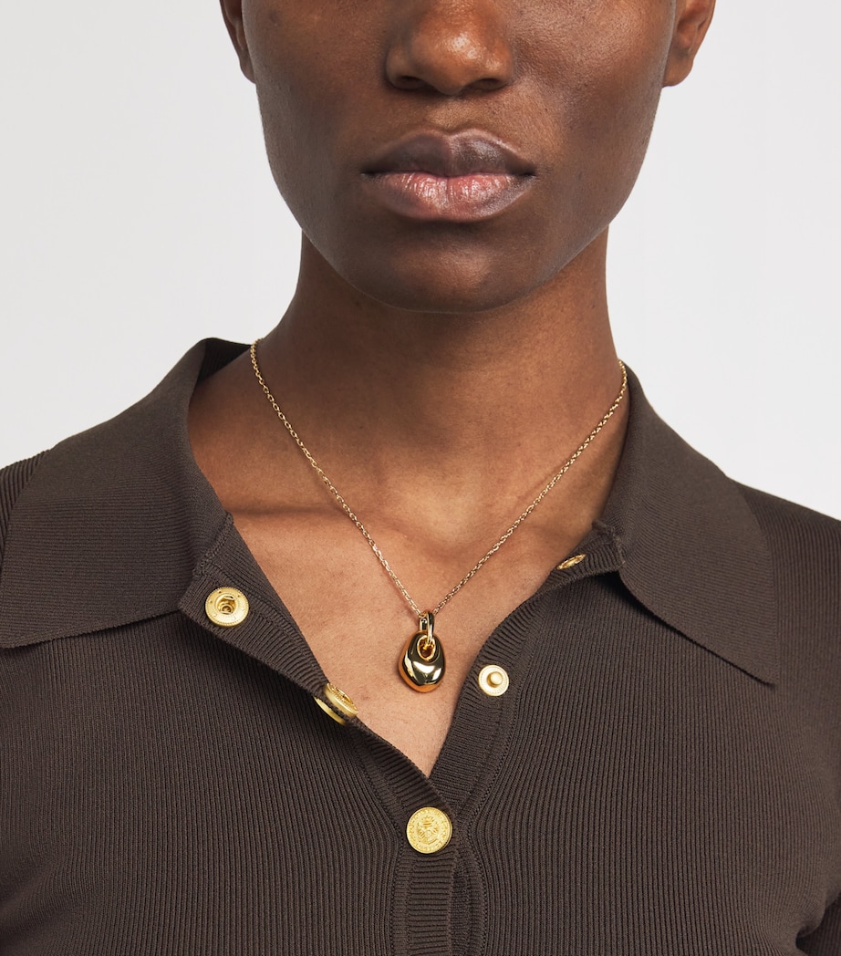 Knitted Elisabetta Bodysuit DARK BROWN/GOLD Image 6