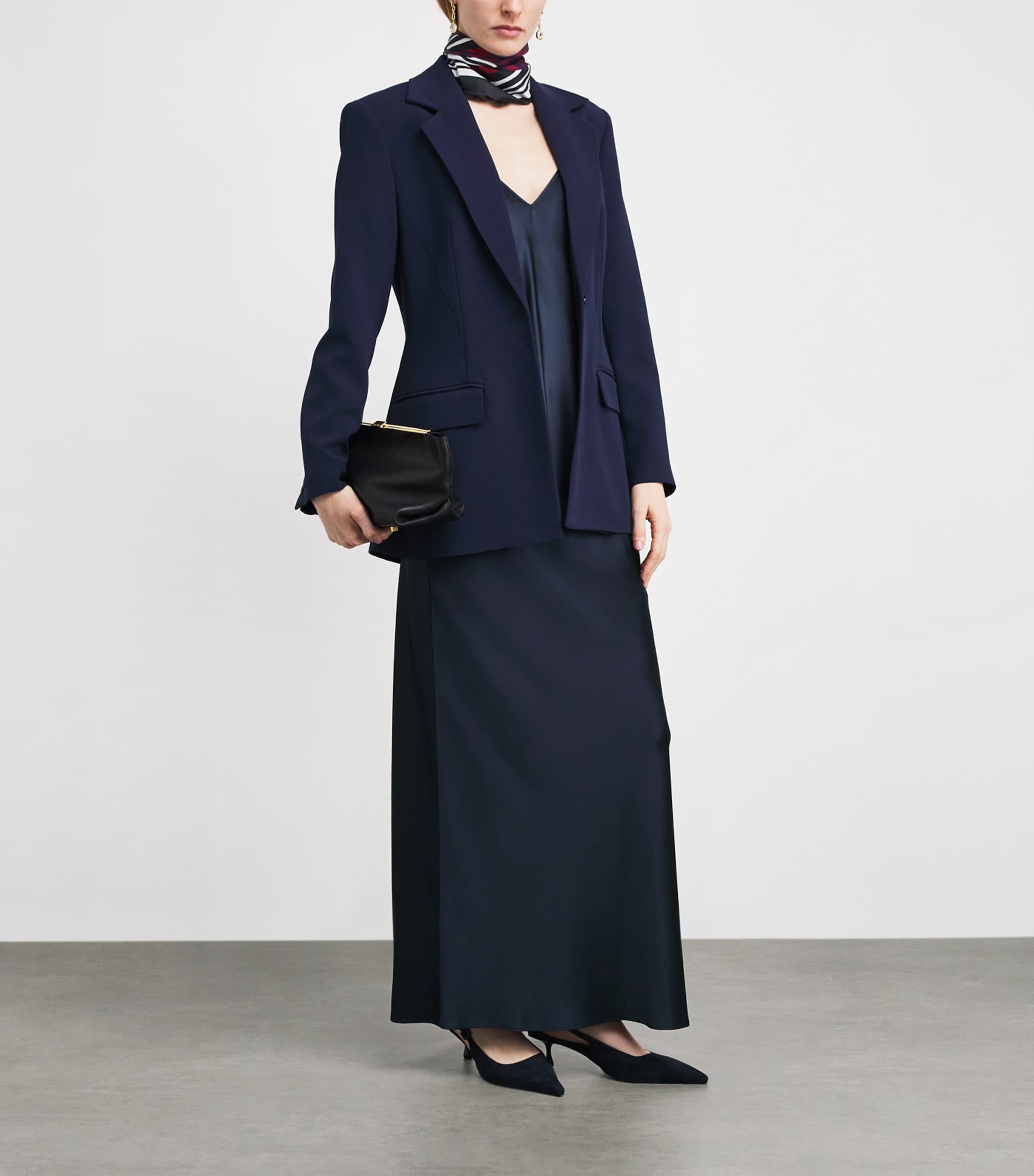 Silk Chilie Scarf CHERRY/VIOLET Image 3