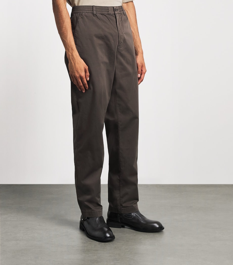 PAIGE Mens Eberton Chinos Dark Agar Image 4