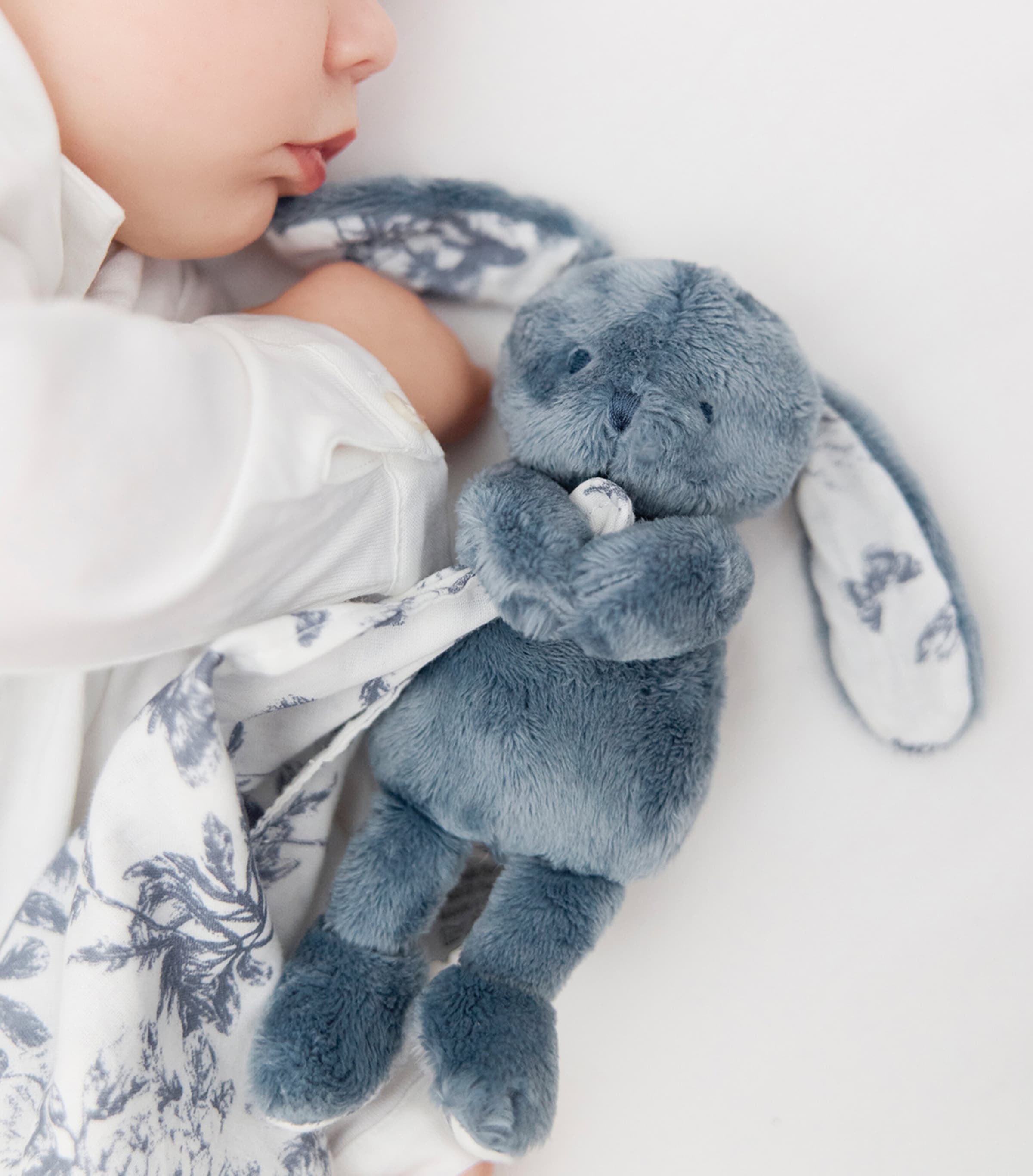 Augustin the Rabbit Comforter 42BLEU GRISE Image 2