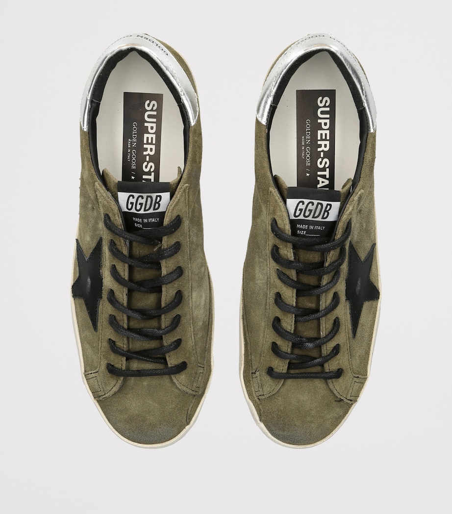 Golden Goose Suede Super Star Sneakers Khaki Image 4
