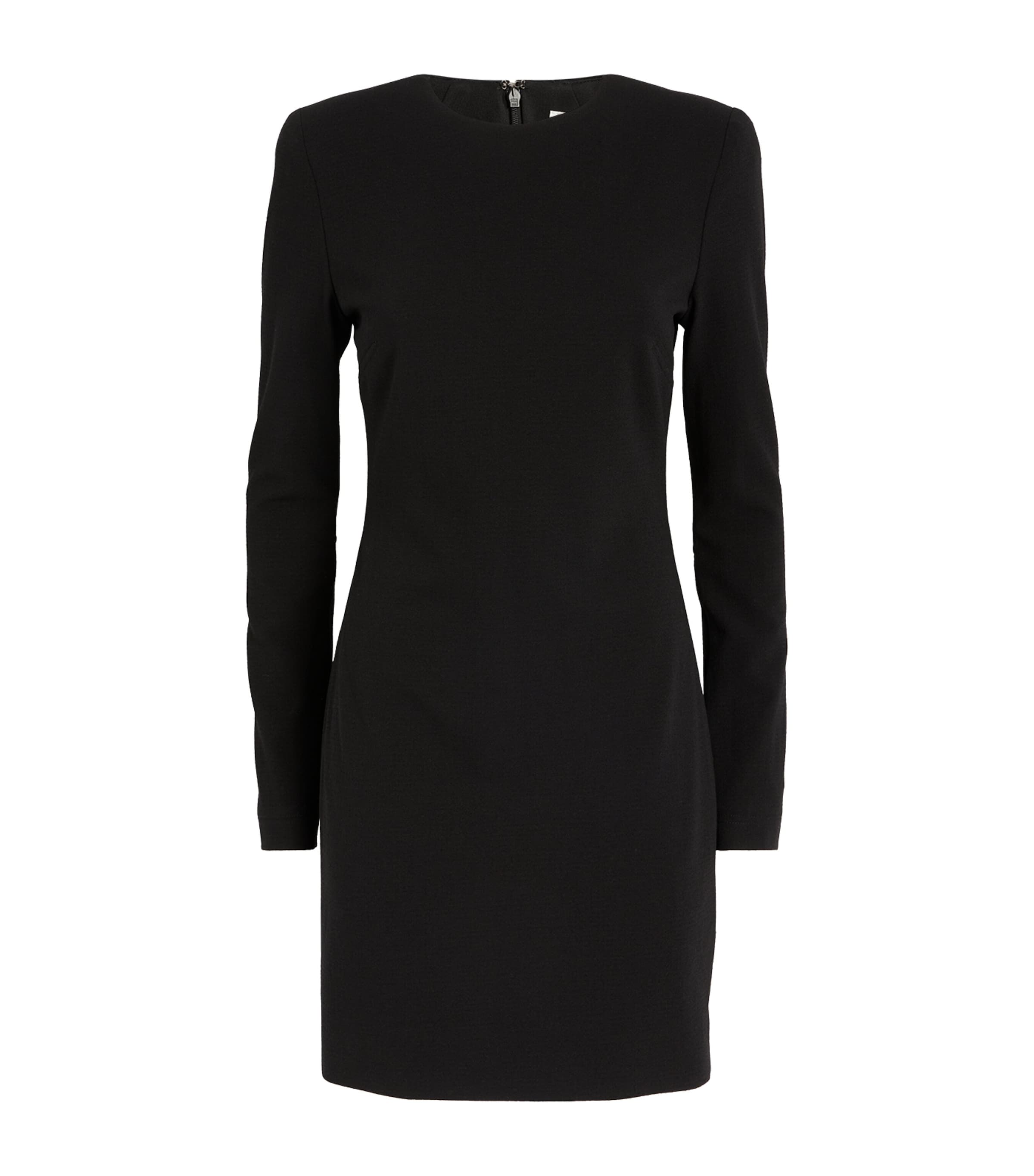 Shop Victoria Beckham Dolman Mini Dress In Black