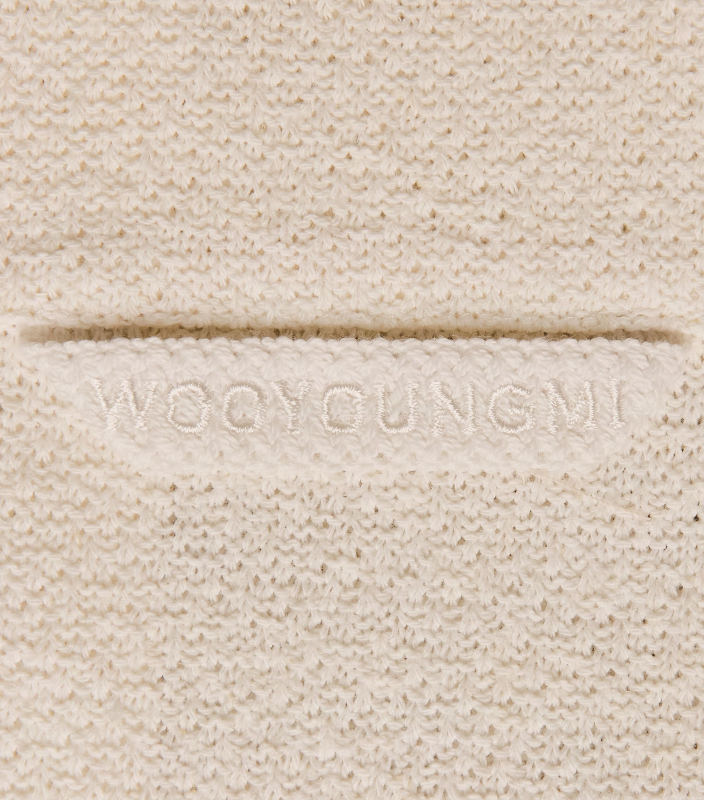 Wooyoungmi Mens Seersucker Short-Sleeve Shirt White Image 6