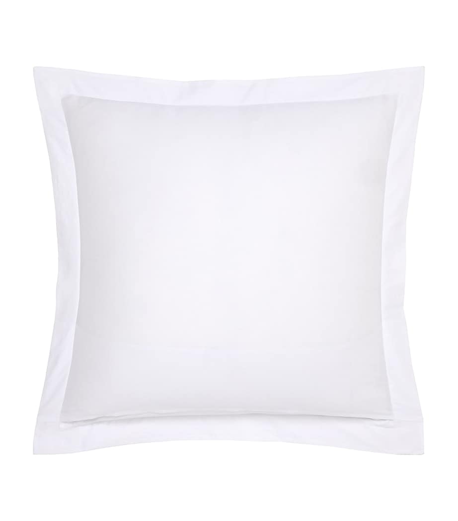 Yves Delorme Festons Square Oxford Pillowcase (65cm x 65cm) Blanc Image 1