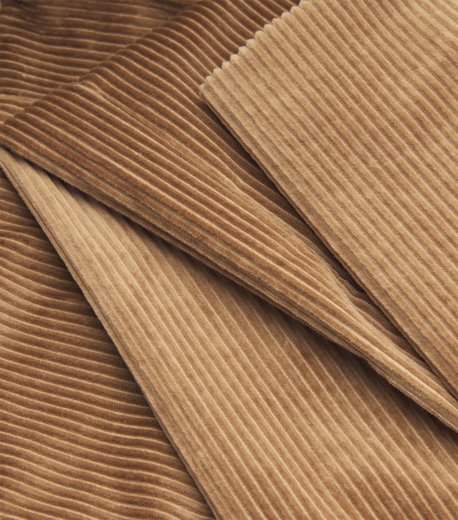 Corduroy Straight Trousers HAZELNUT BROWN Image 5