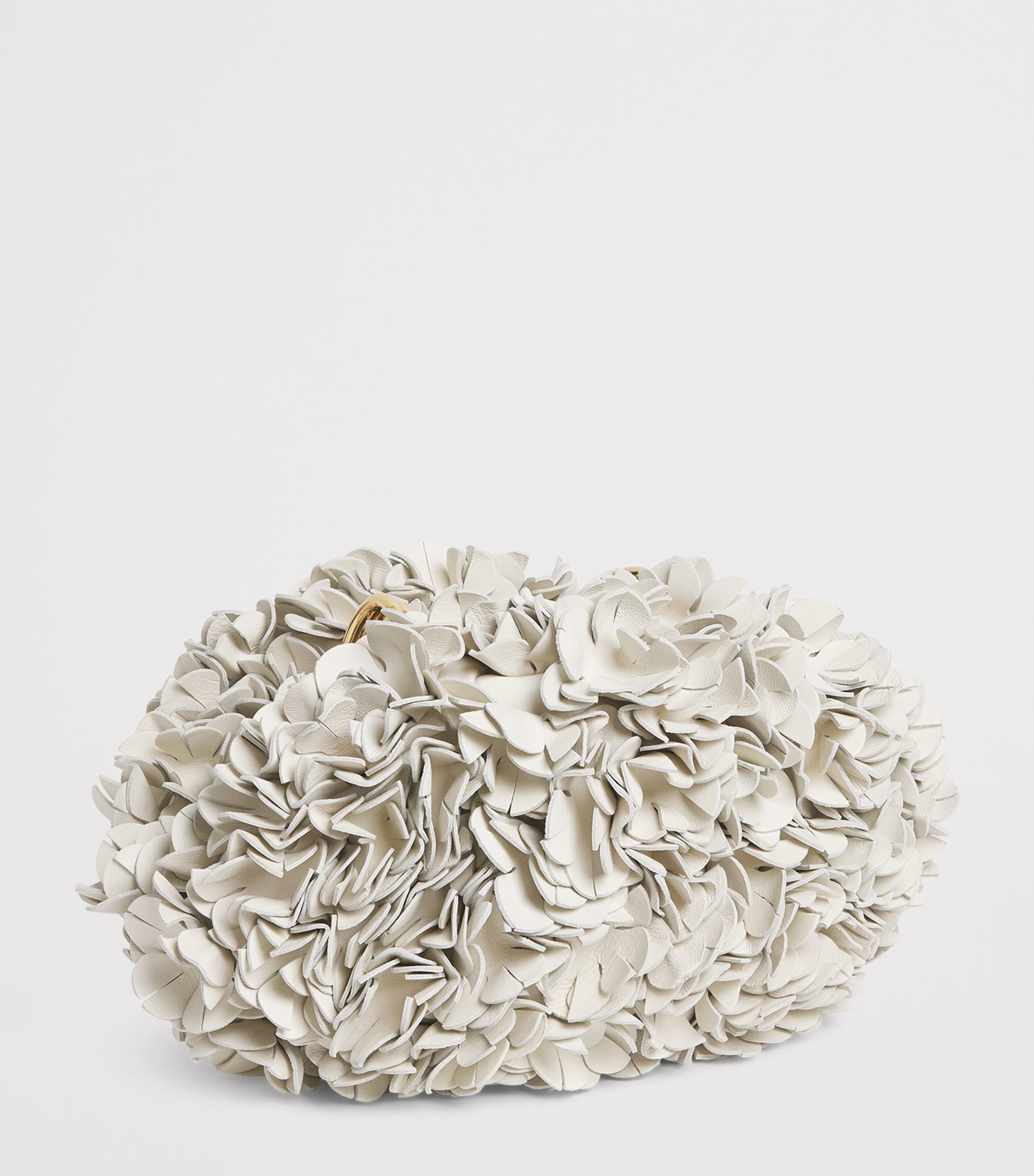 Chloé Lambskin Plissé Shoulder Bag White Image 2