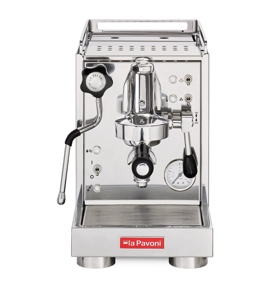 Mini Cellini Semi-Professional Domestic Coffee Machine STEEL Image 2