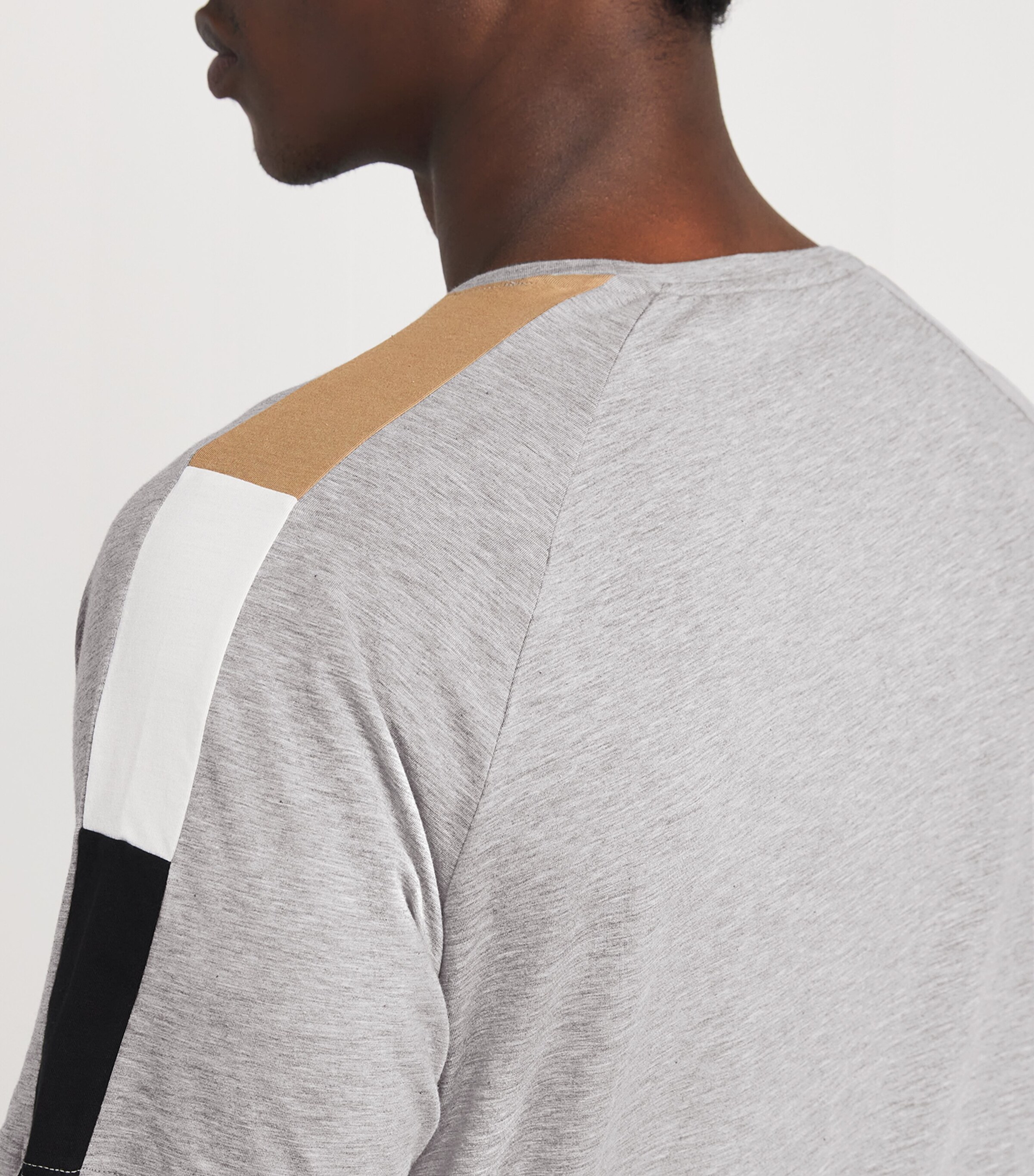 Cotton-Blend T-Shirt 033-MEDIUM GREY Image 6