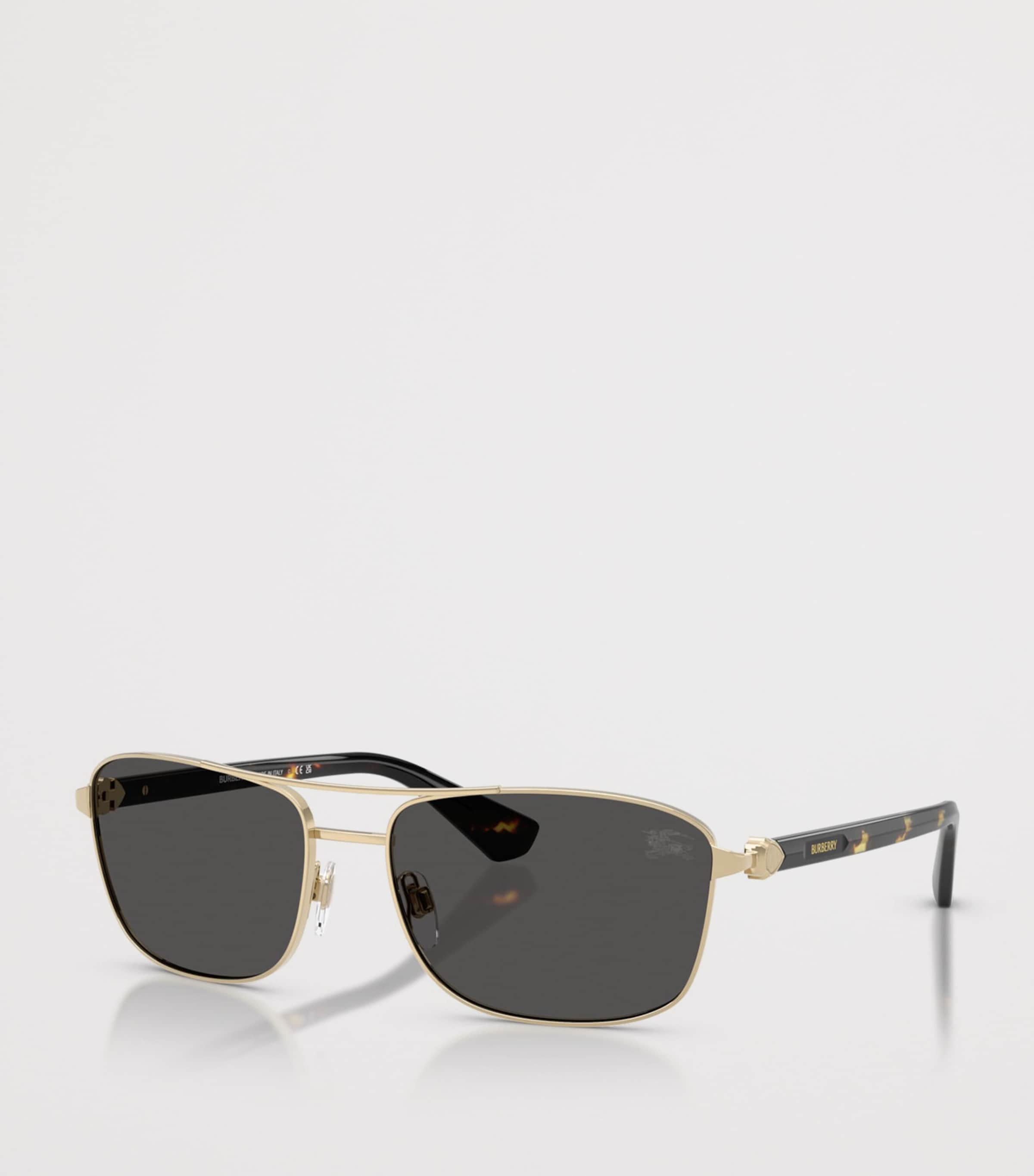 Burberry Metal Pilot Sunglasses Image 2