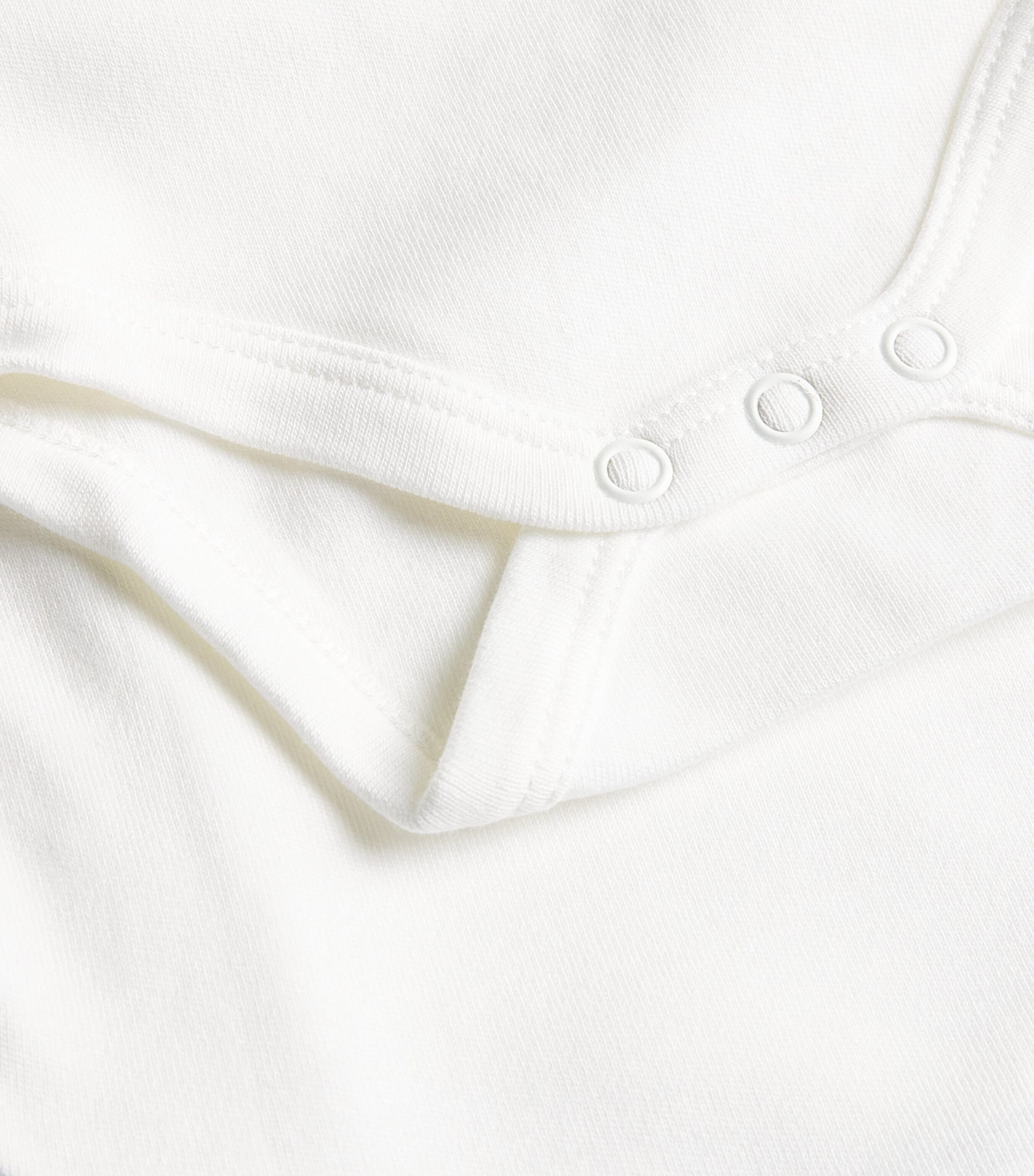 Bamboo-Blend Kimono Bodysuit (0-18 Months) WHITE Image 4