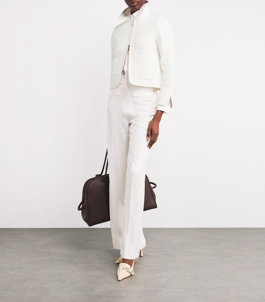 Cotton-Blend Everyday Jacket WHITE Image 2