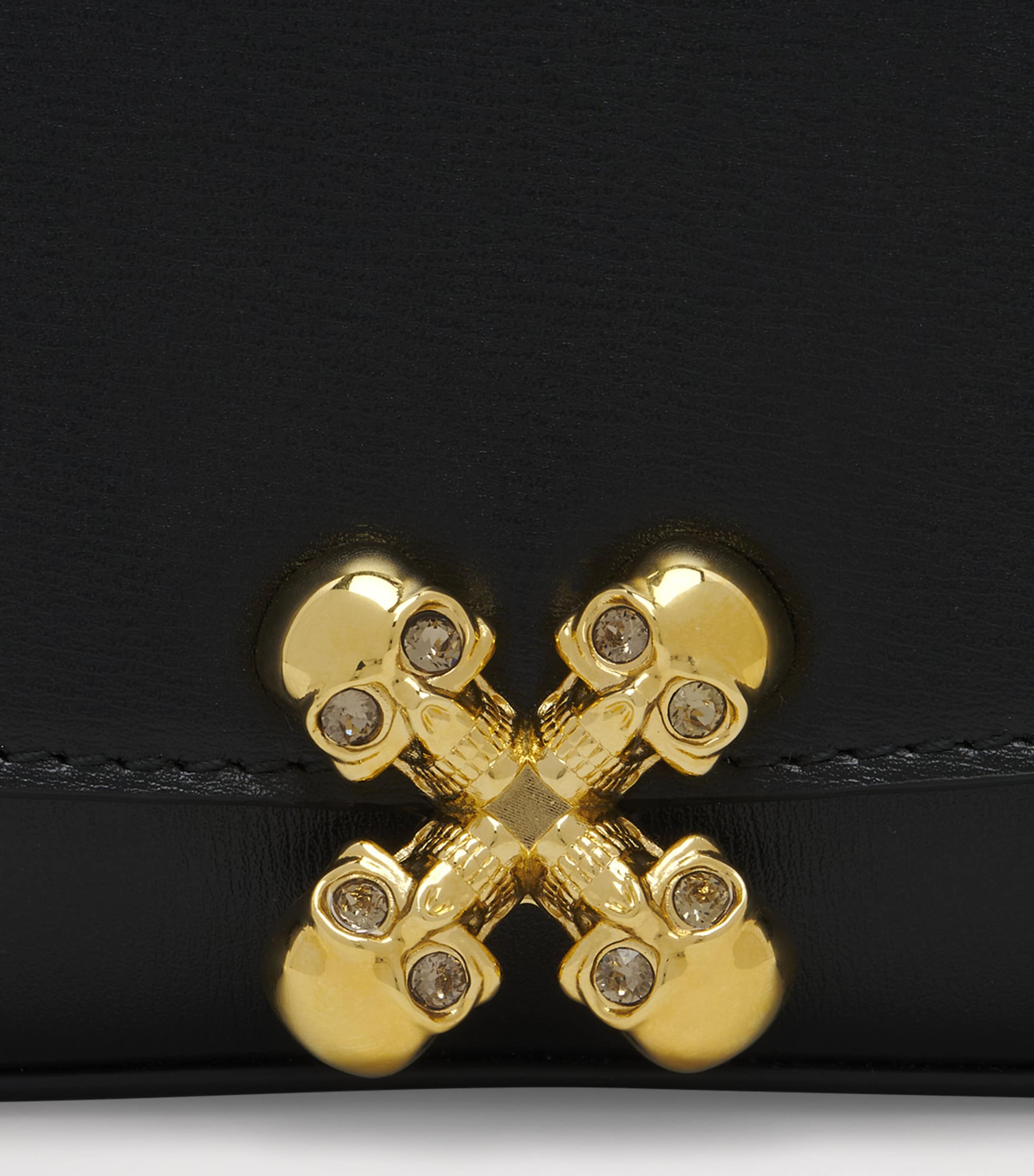 Skull Flower ショルダーバッグ McQueen Leather Skull Flower Shoulder Bag | Harrods US