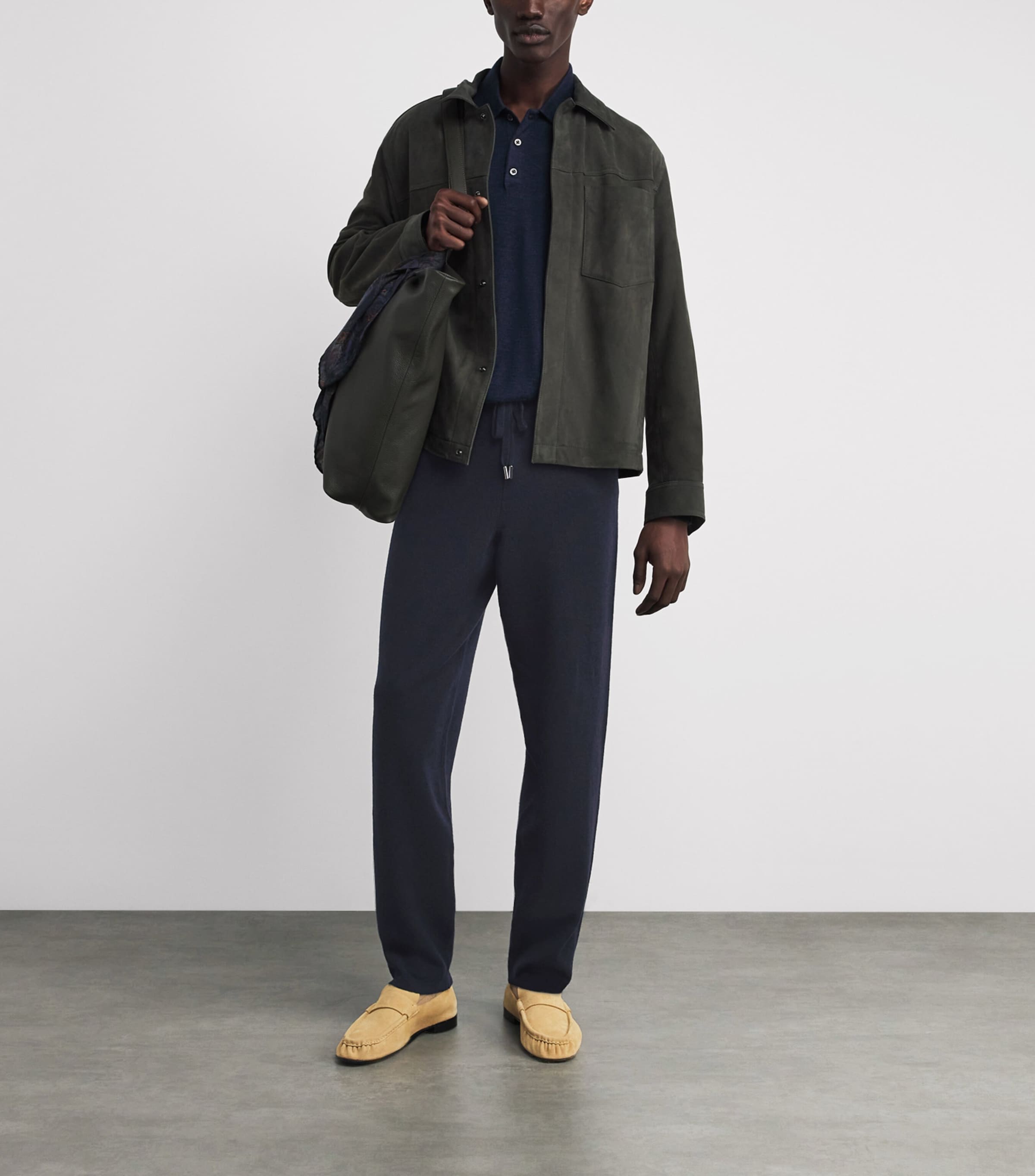 Cashmere Sweatpants JU1664 DARK NAVY Image 2