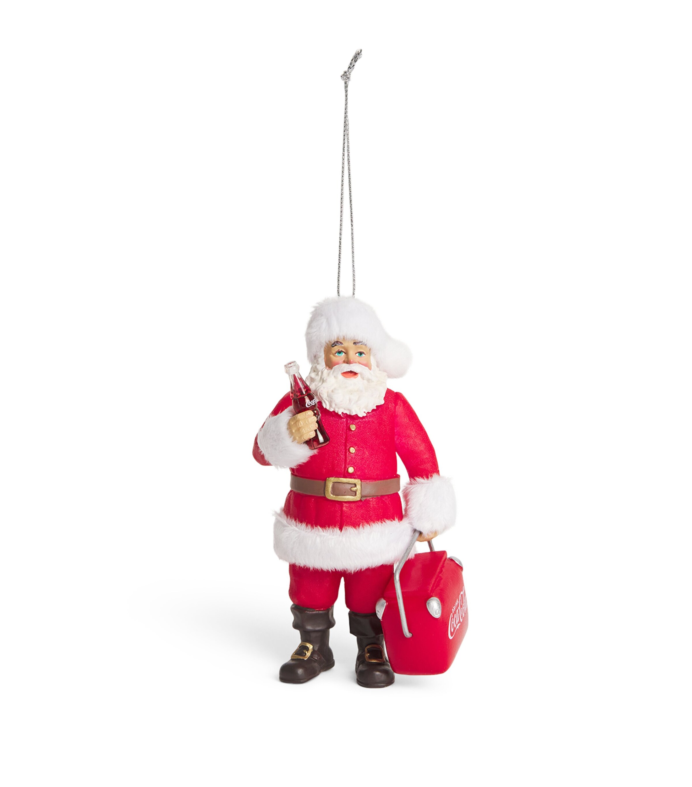 Kurt.S.Adler Coca-Cola Santa Tree Decoration Image 1