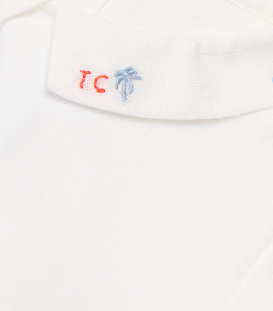 Embroidered-Collar All-In-One (3 Months-3 Years) SPICY ORANGE Image 3