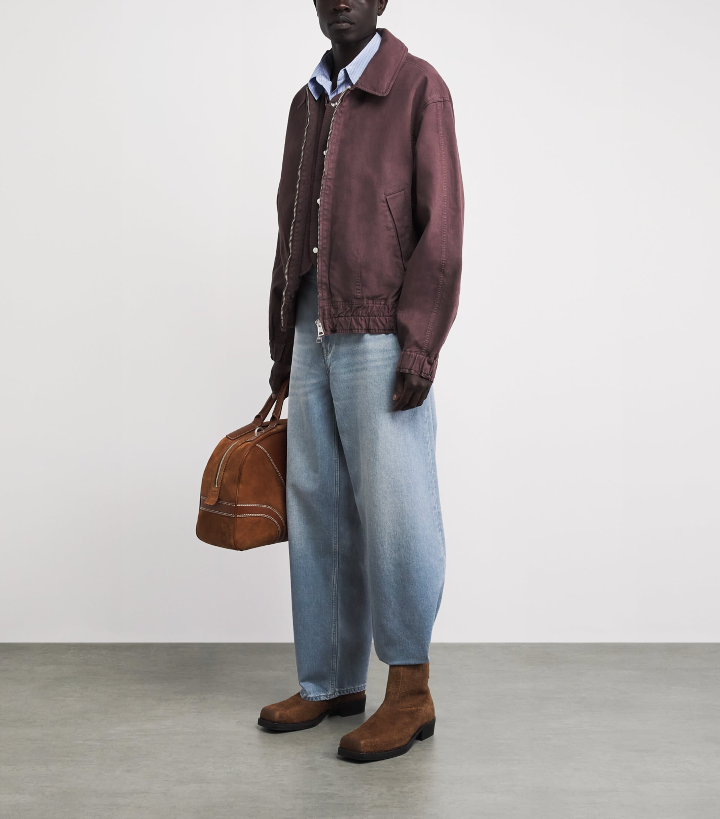 Cotton-Linen Command Jacket PORT Image 2