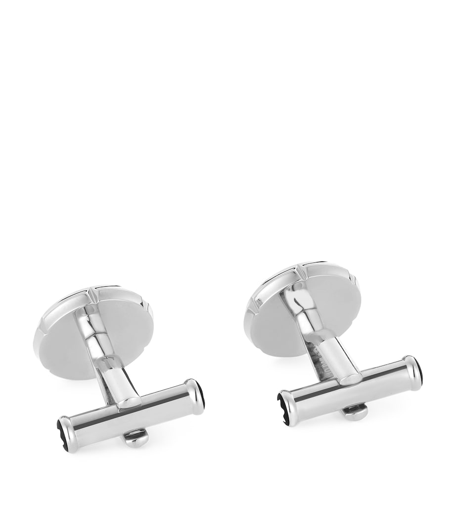 Montblanc Meisterstück 100 Years Cufflinks Silver & Black Image 2