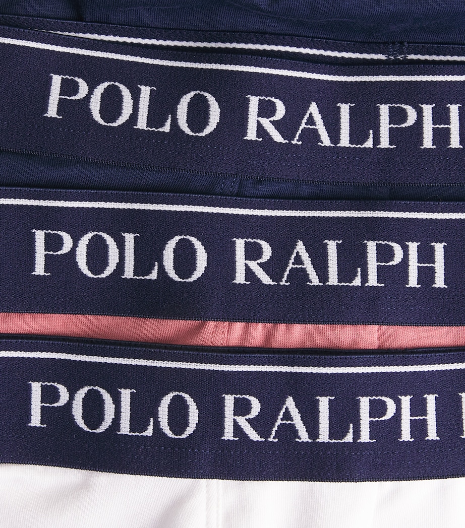 Stretch-Cotton Classic Trunks (Pack of 3) 3PK NVY/PINK/WHT Image 5