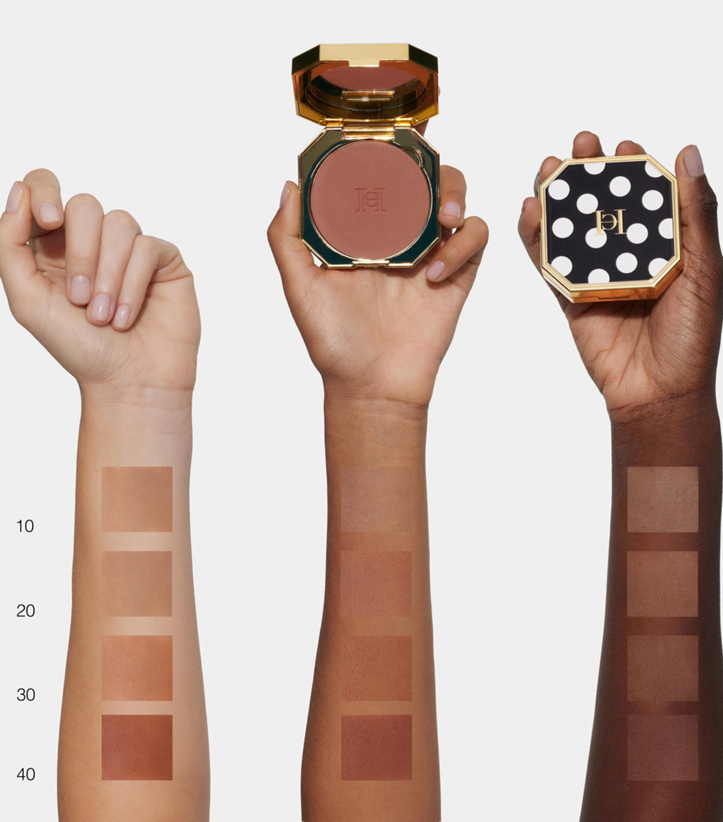 Carolina Herrera Nude Couture Matte Bronzer - Refill Light Image 3