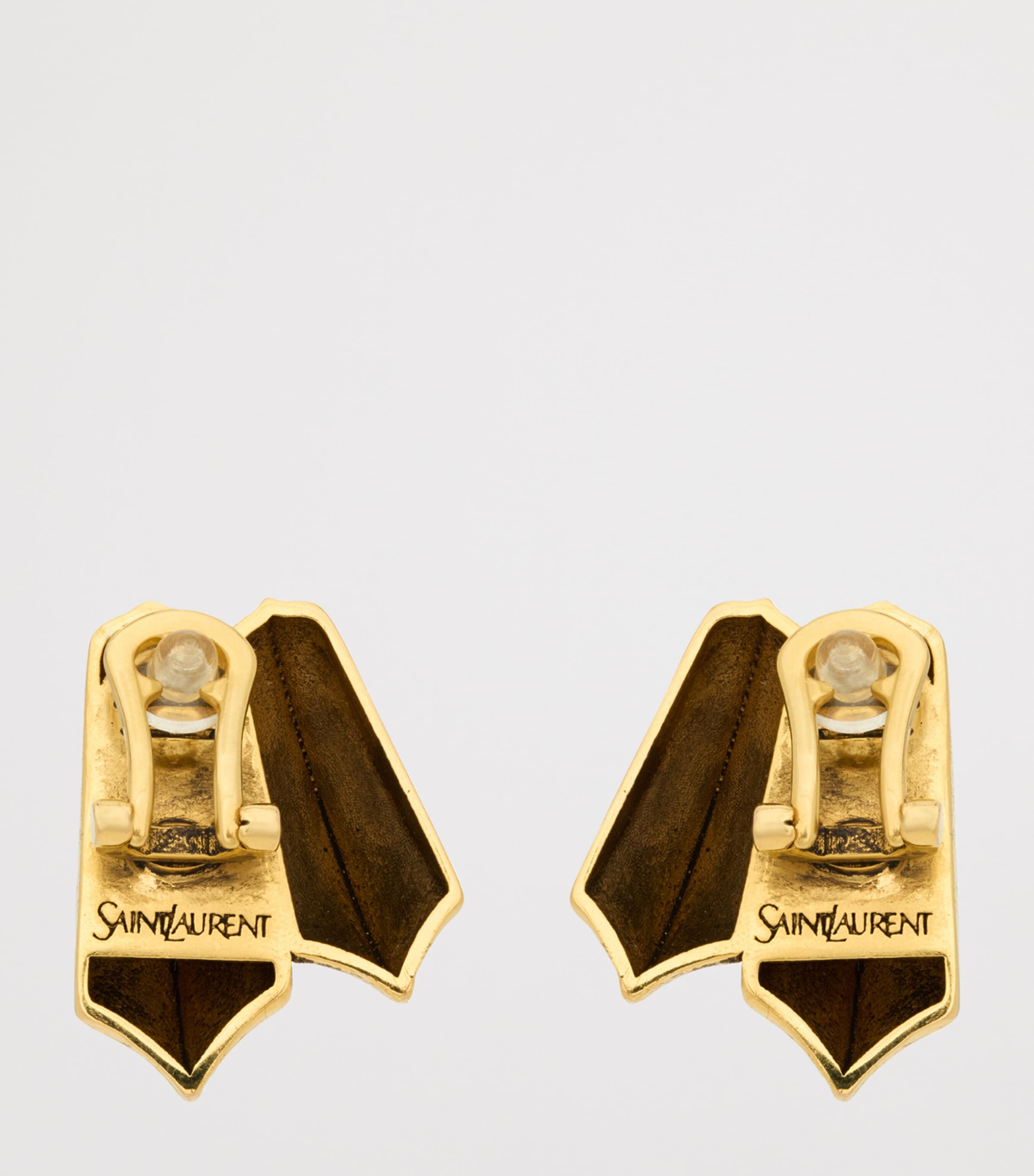 Saint Laurent Double Blade Clip-On Earrings Image 2