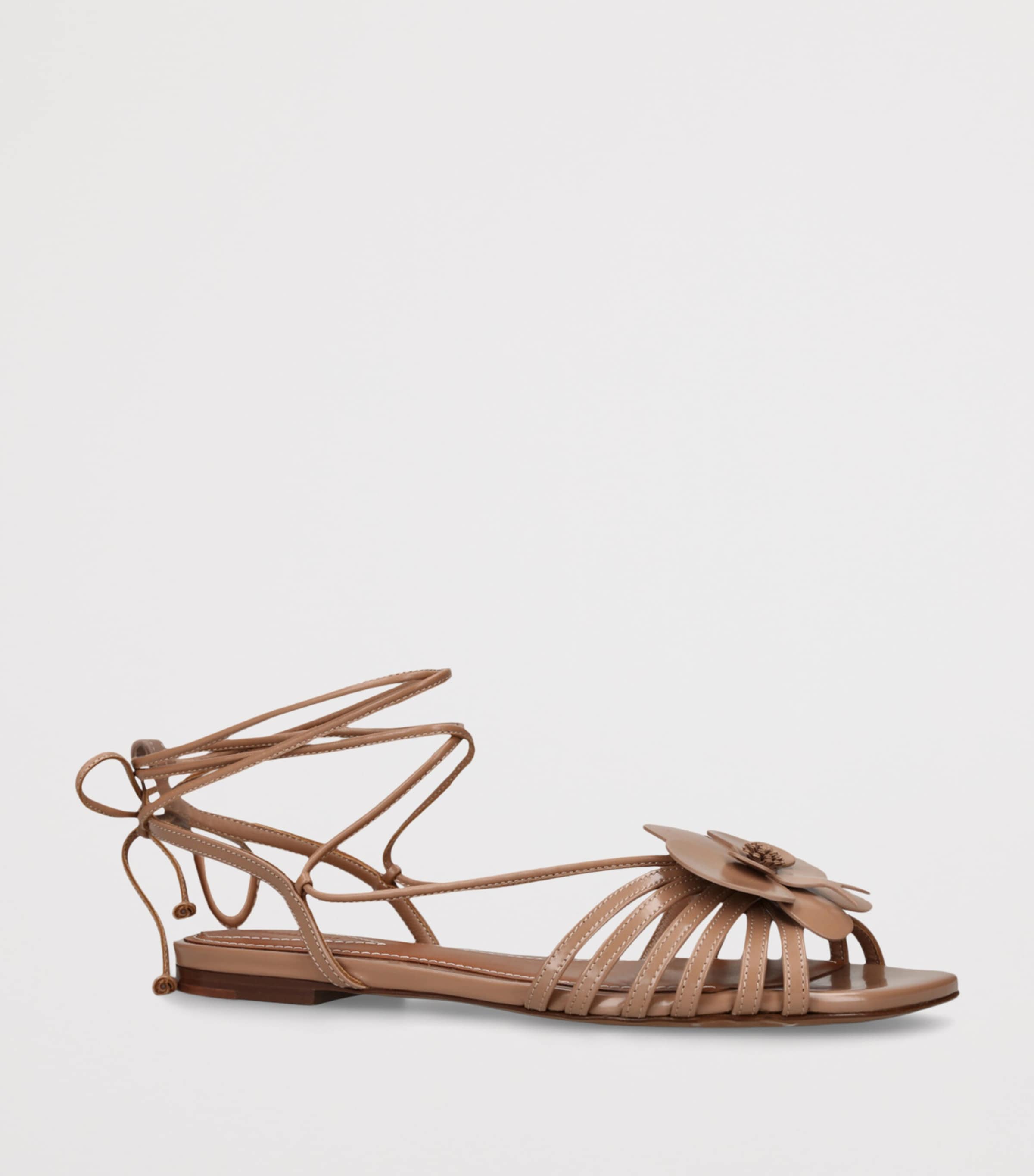 Zimmermann Leather Orchid Sandals Blush Image 3