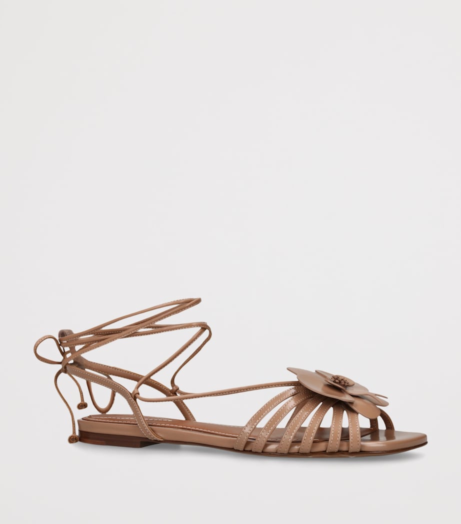 Zimmermann Leather Orchid Sandals Blush Image 3